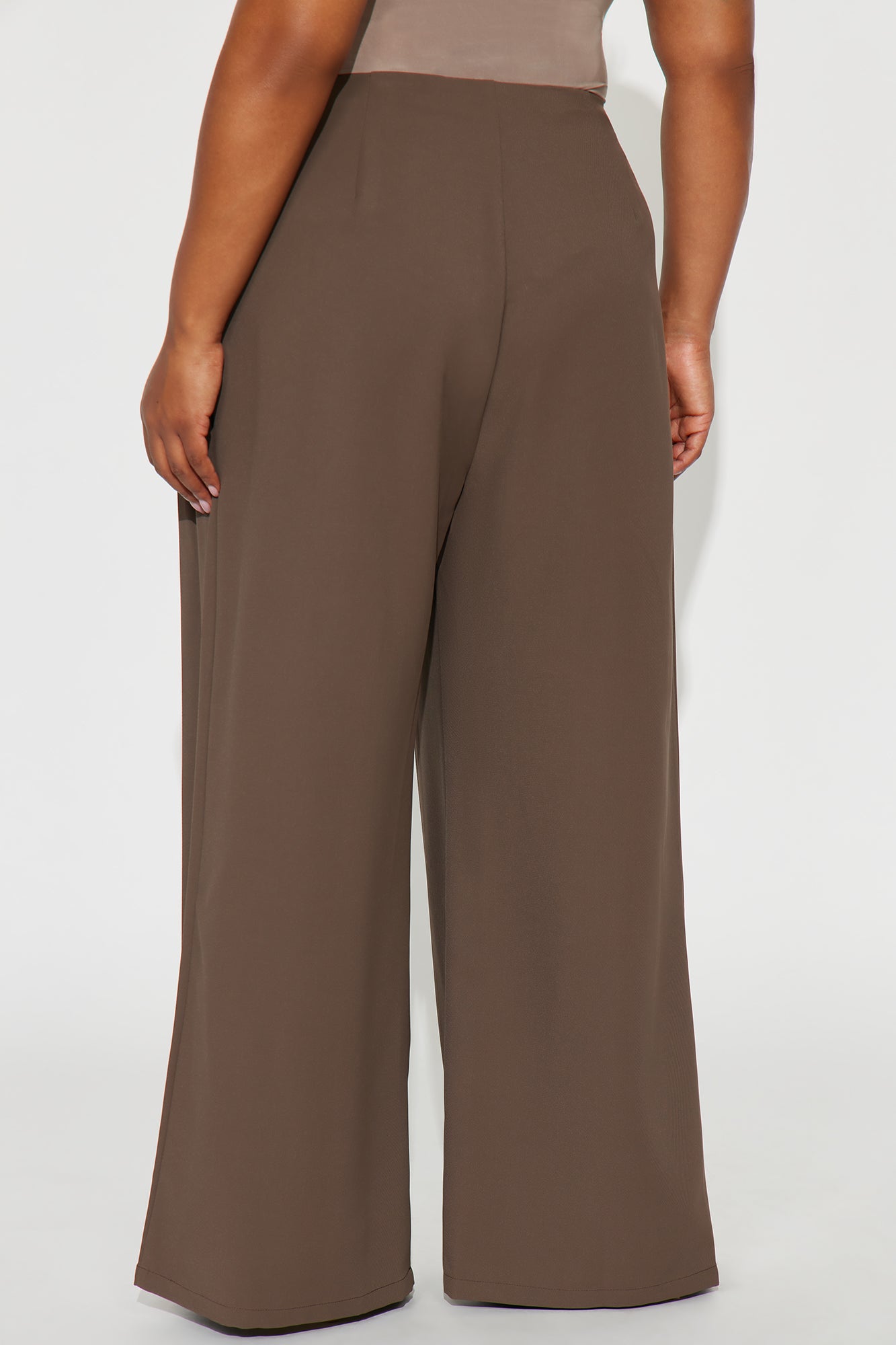Blaire Wide Leg Trouser - Olive