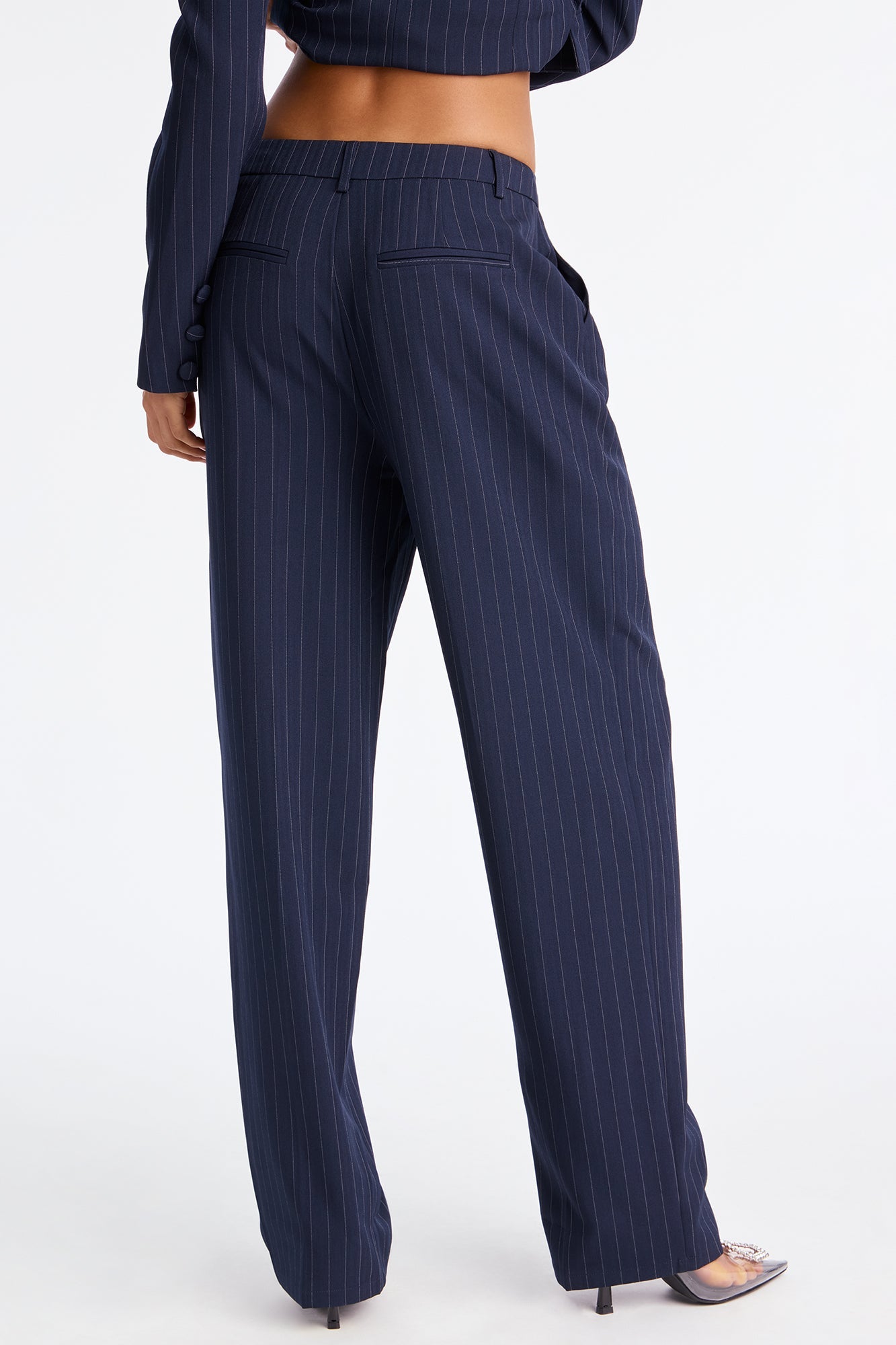 Focus Forward Pinstripe Trouser Pant 32″ - Navy/combo