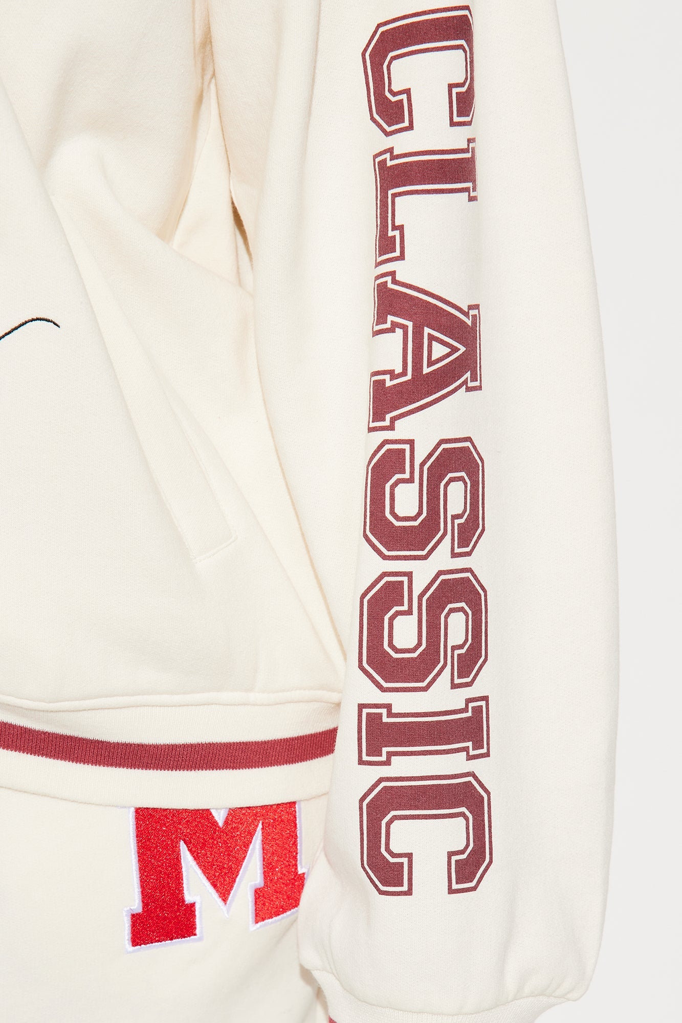 Mickey Mouse Letterman Jacket - Cream