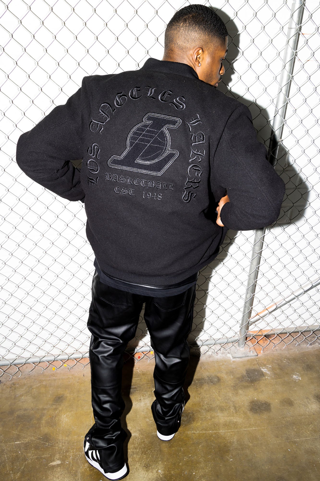 Los Angeles Lakers Varsity Jacket - Black