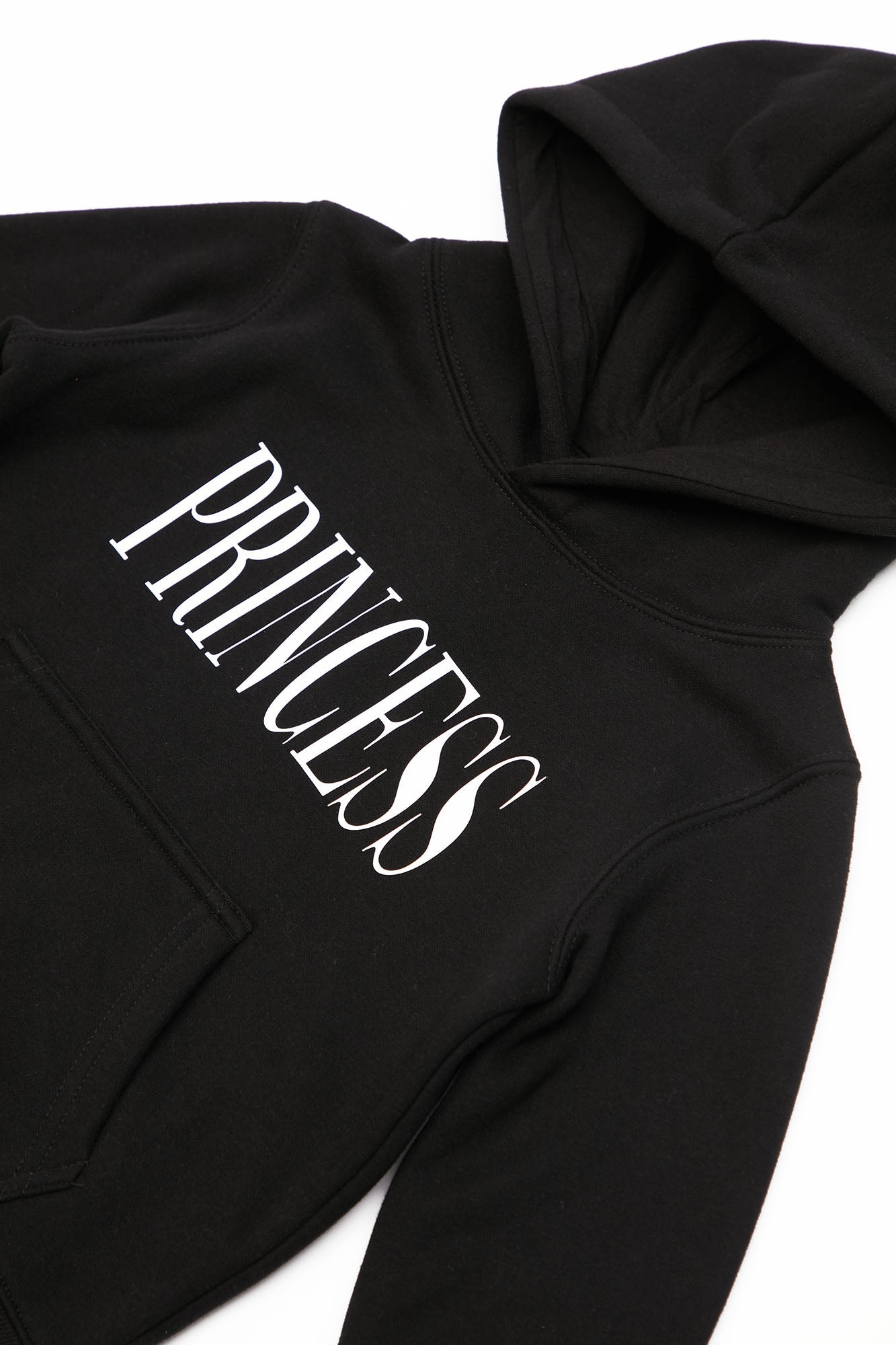 Family Goals Mini Princess Hoodie - Black