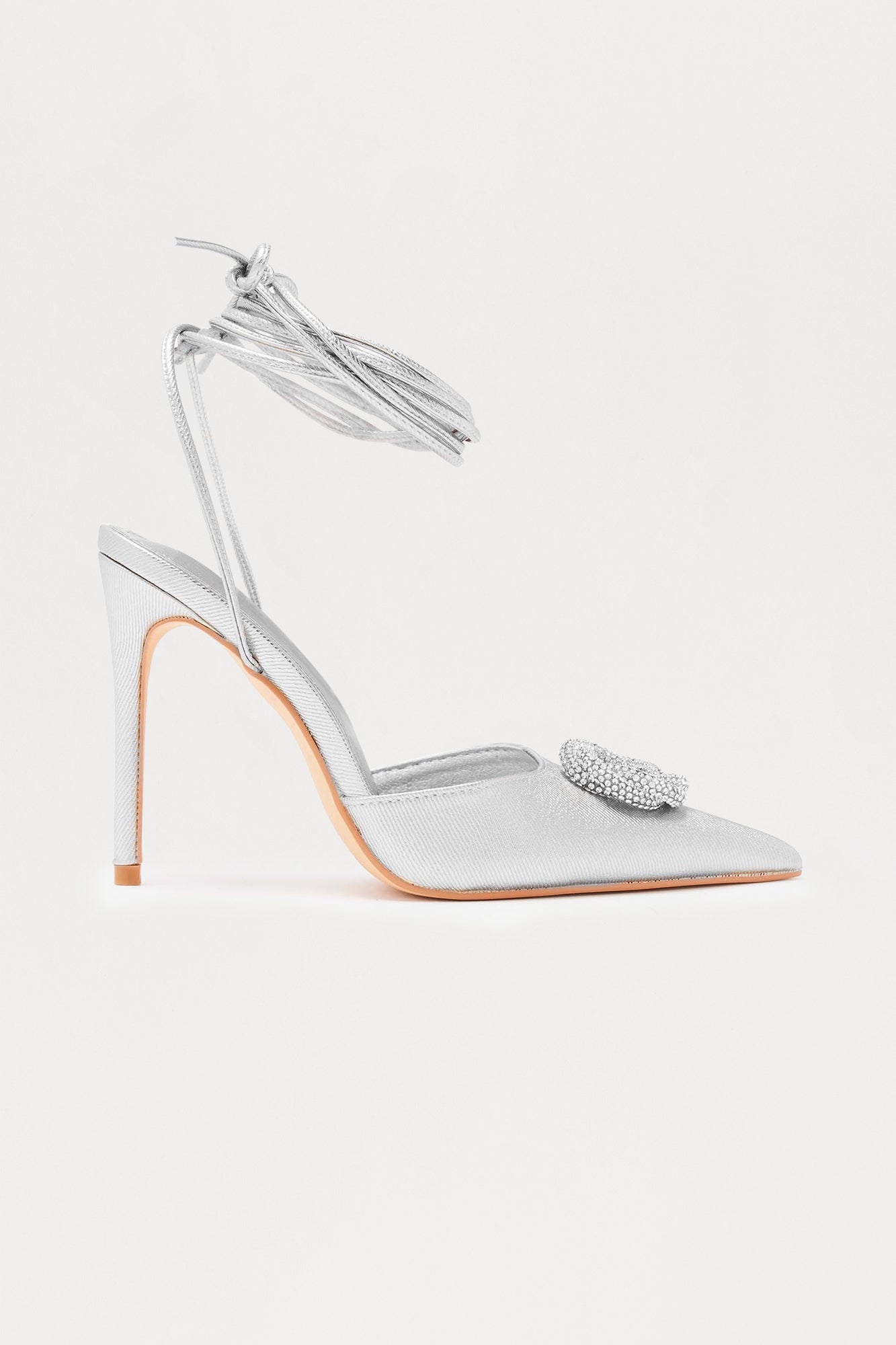 Champagne Pop Pumps - Silver
