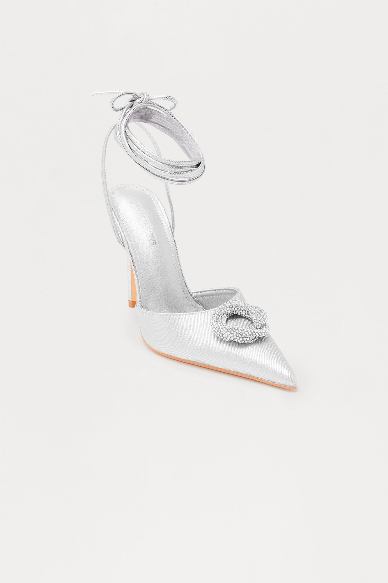 Champagne Pop Pumps - Silver