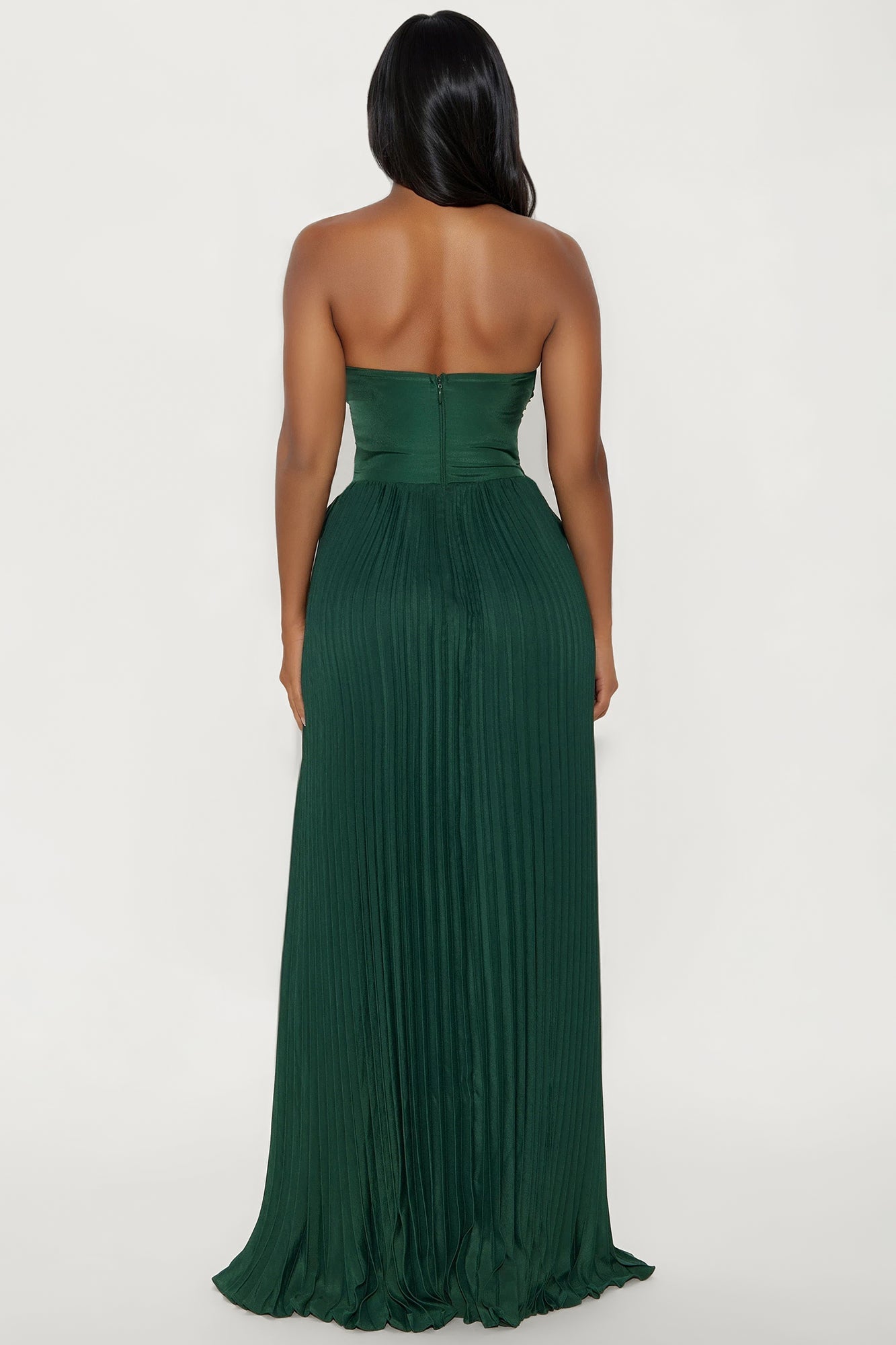 Loud Love Strapless Gown - Olive