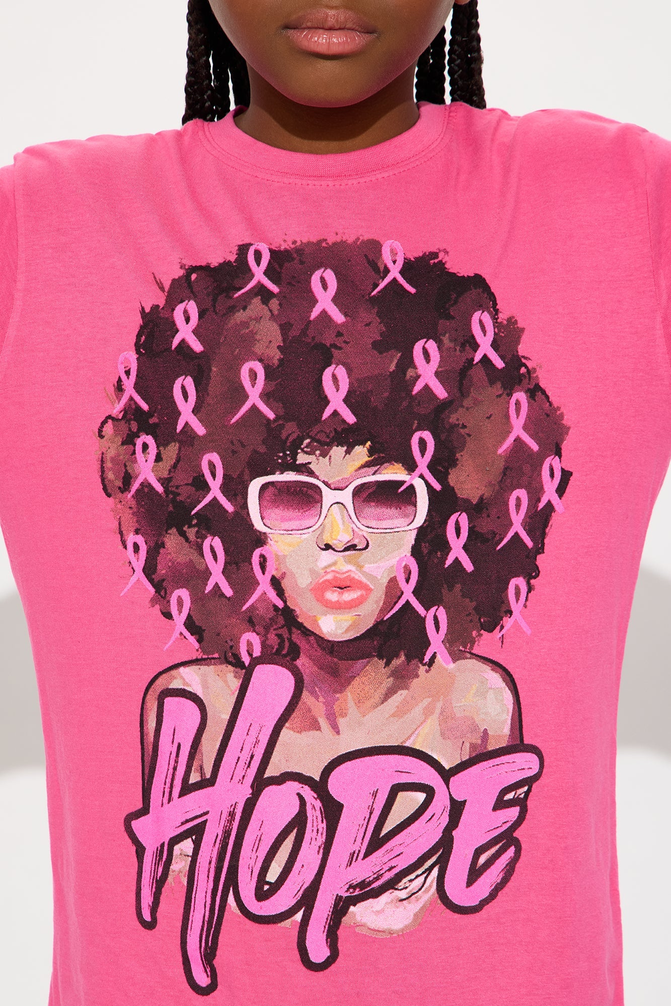 Mini Have Hope Short Sleeve Tee - Hot Pink