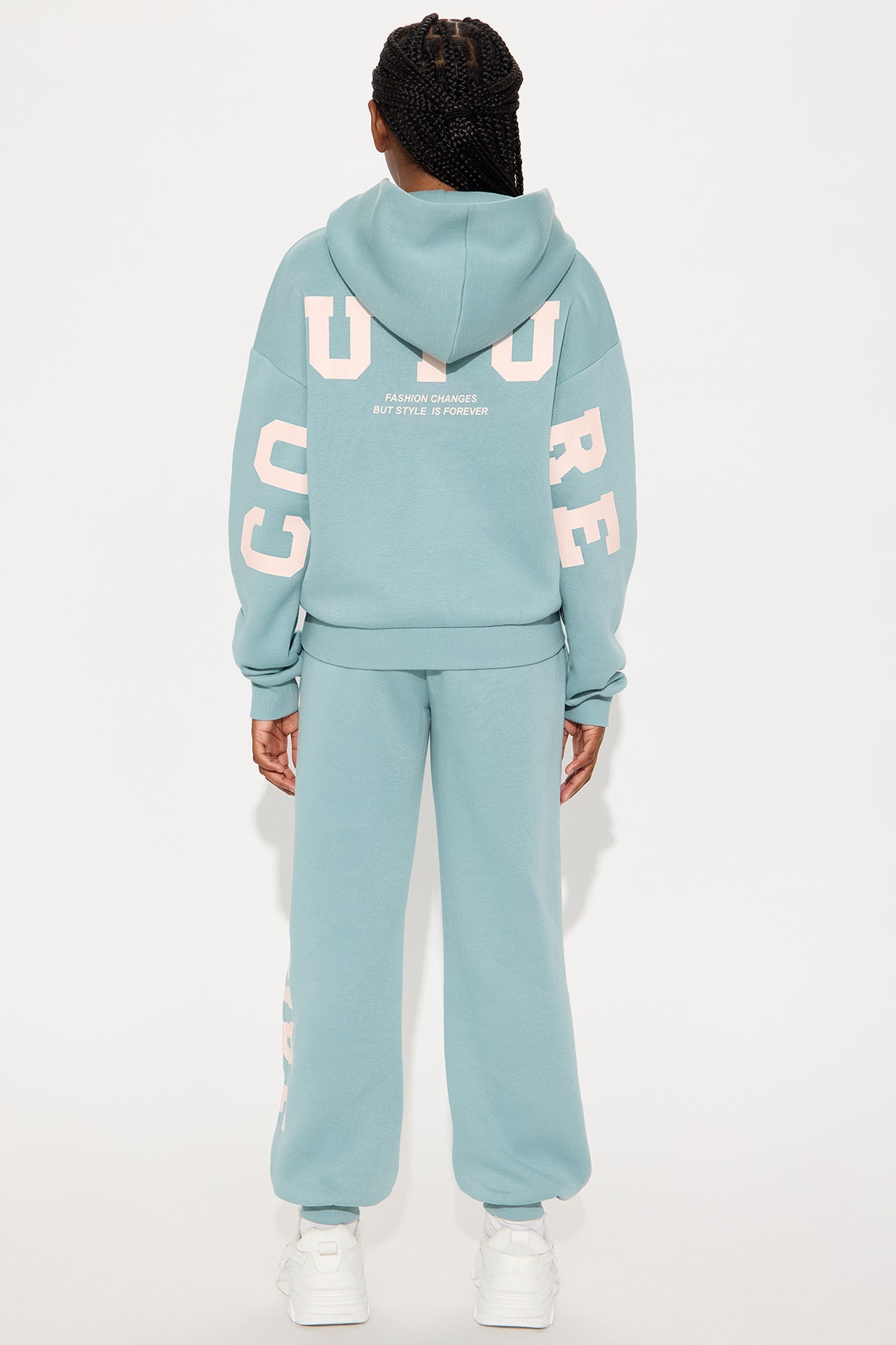 Mini The Princess Is Here Jogger Pant Set - Mint