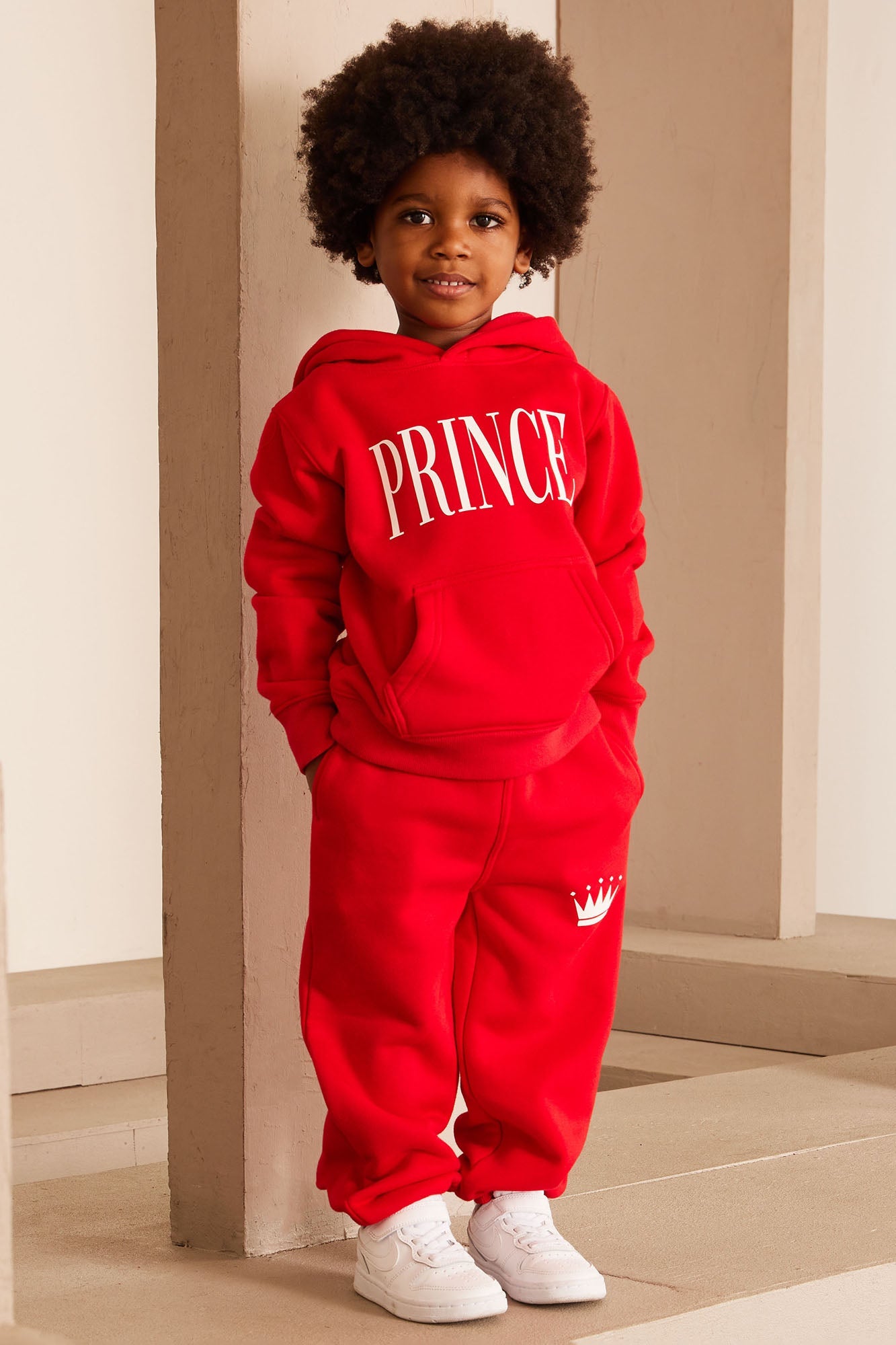 Family Goals Mini Prince Jogger - Red