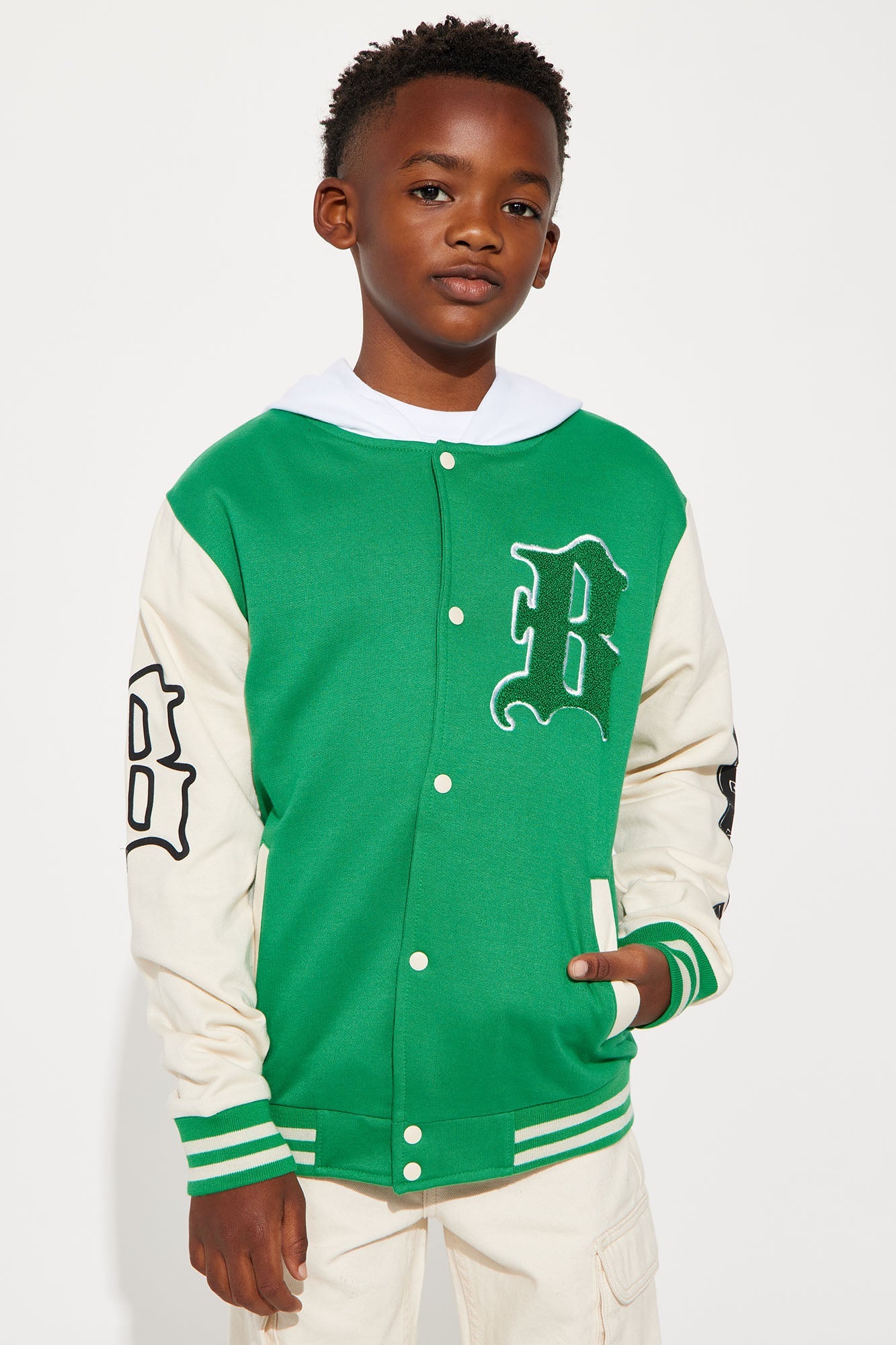 Mini Brooklyn Fleece Jacket - Green