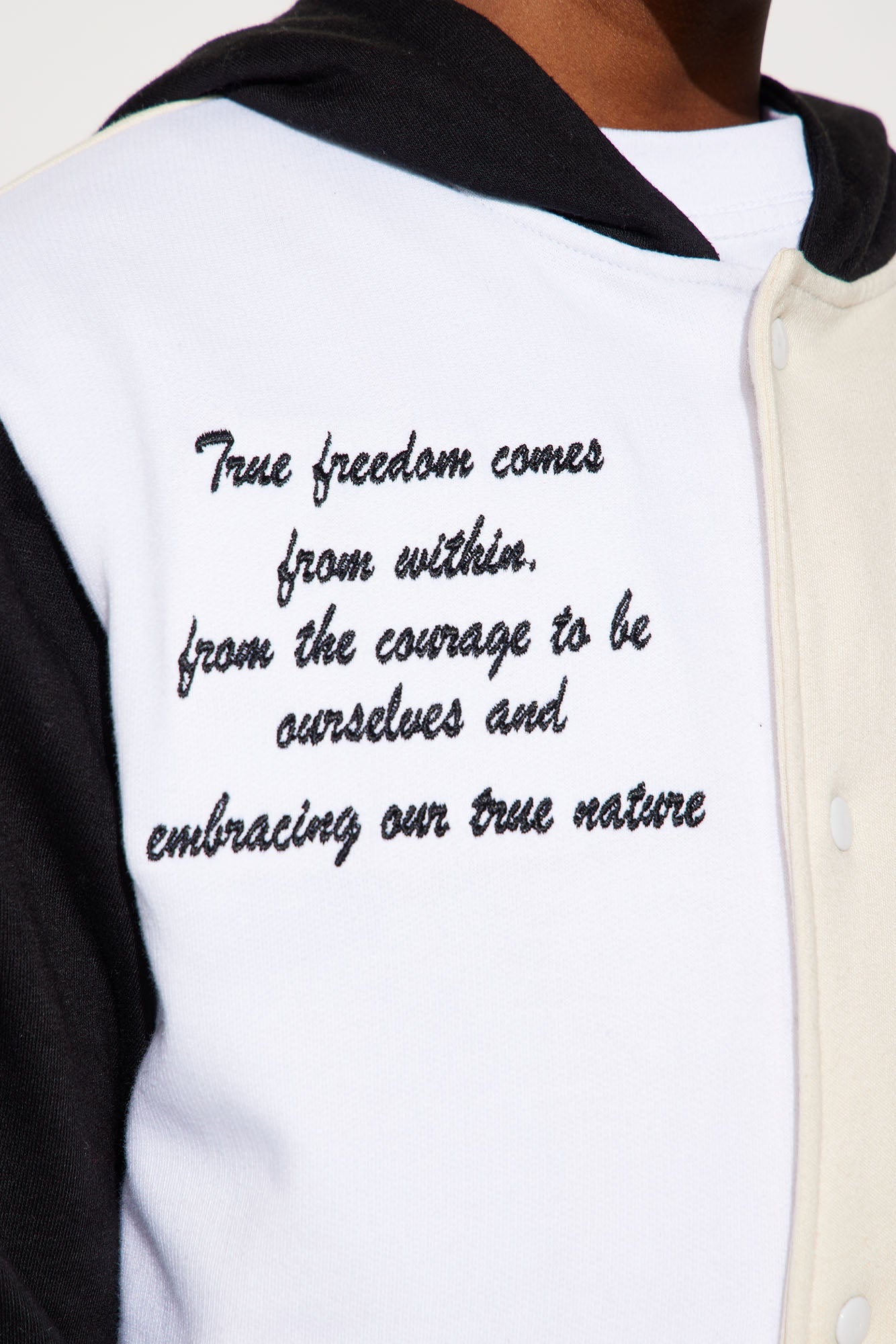 Mini Freedom 95 Fleece Jacket - Black/White