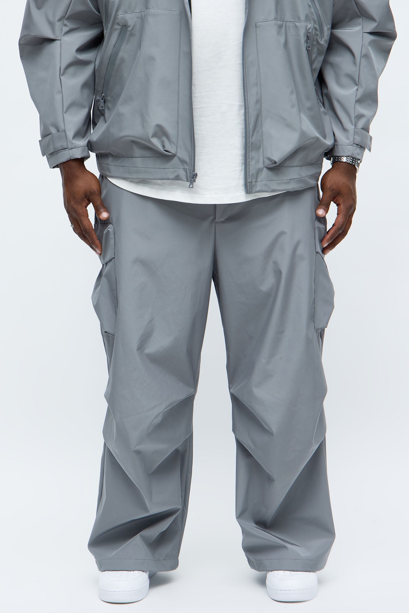 Baggy Peak Tech Cargo Pant - Grey
