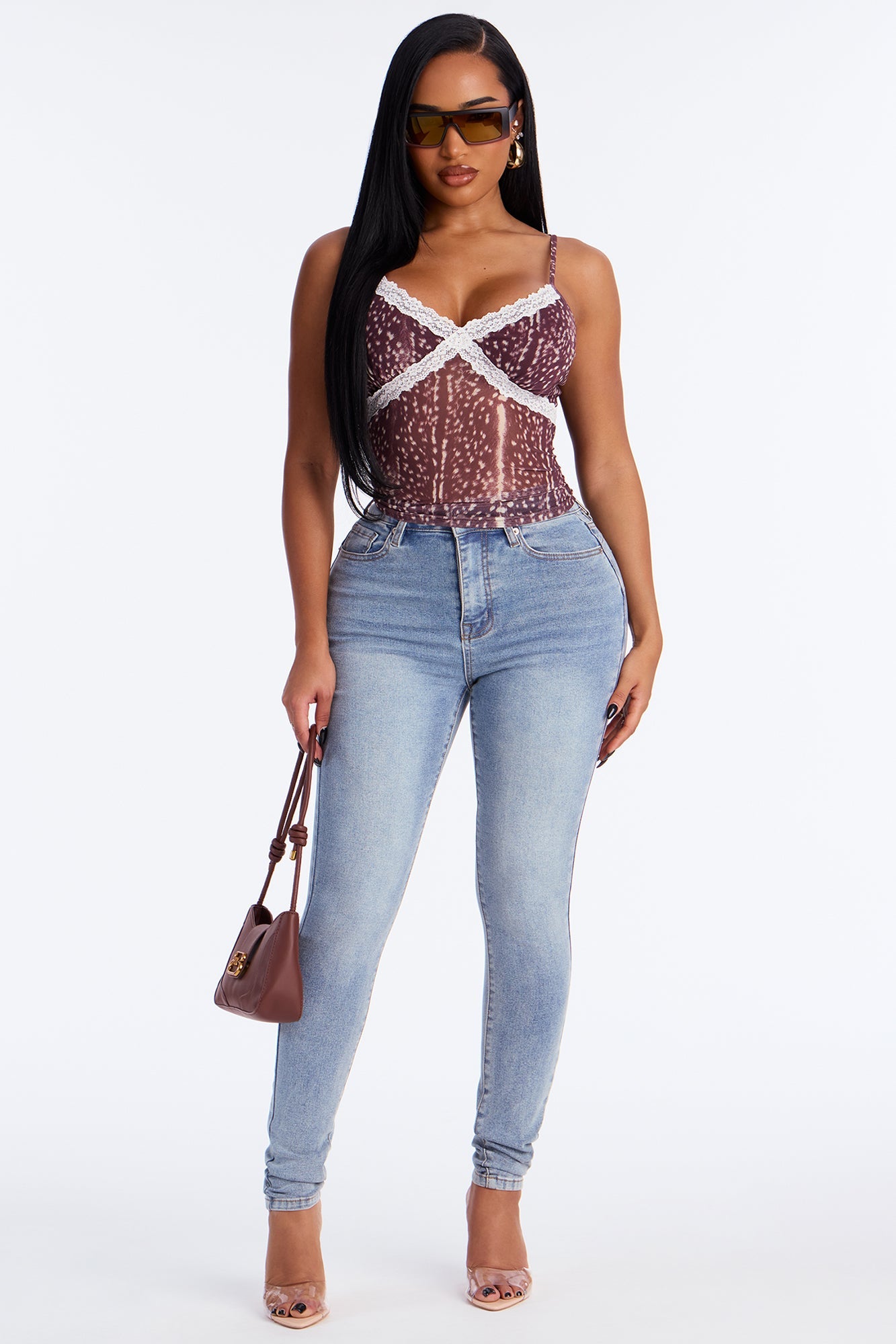 Tall San Diego Sculpting High Rise Stretch Skinny Jeans - Light Wash