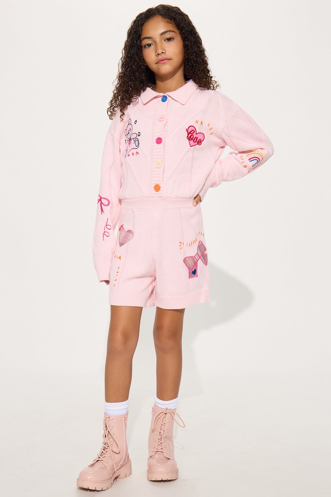 Mini Having Sweet Dreams Romper - Blush