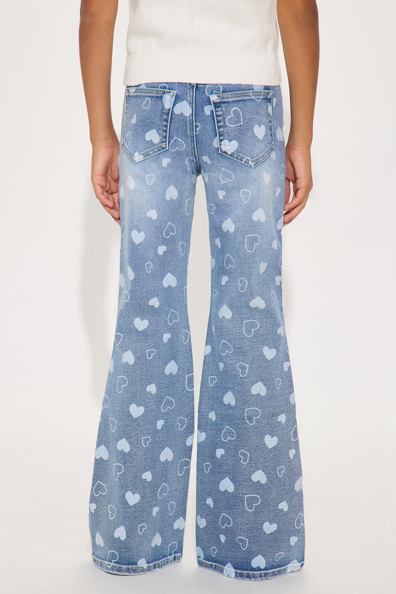 Mini So Much To Love Flare Jeans - Vintage Wash
