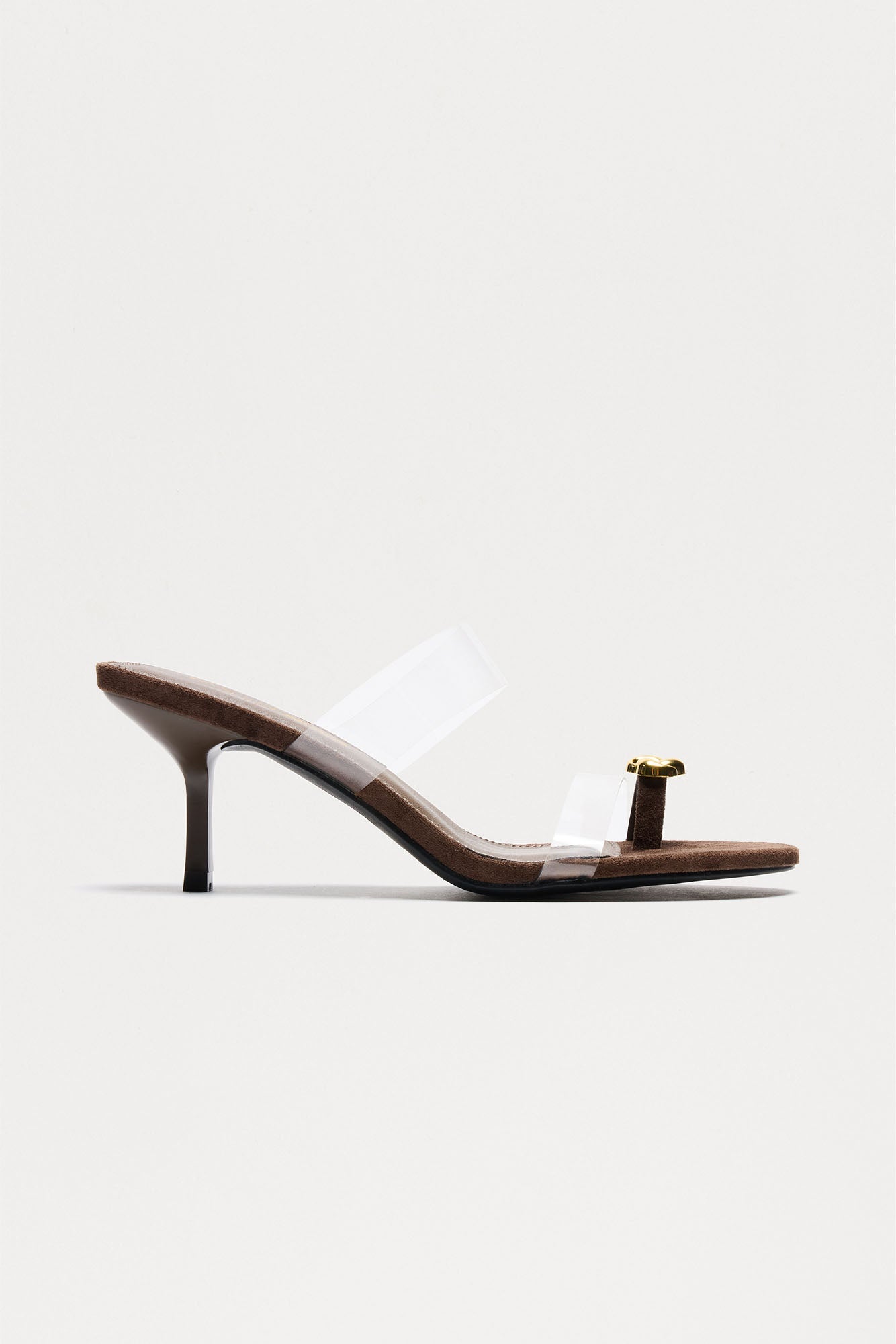Unravel Toe Ring Mules - Chocolate