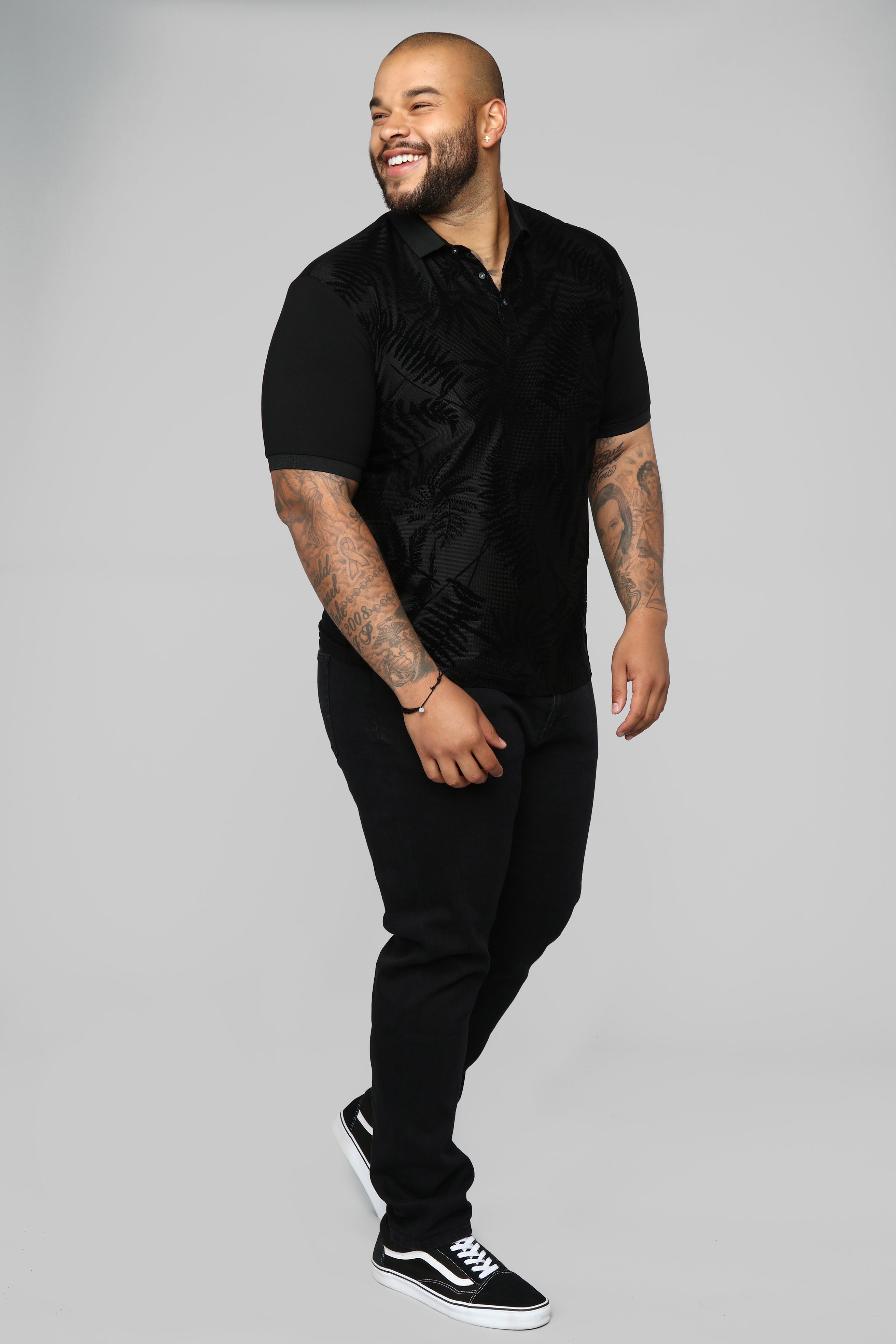 Breezy Short Sleeve Polo - Black