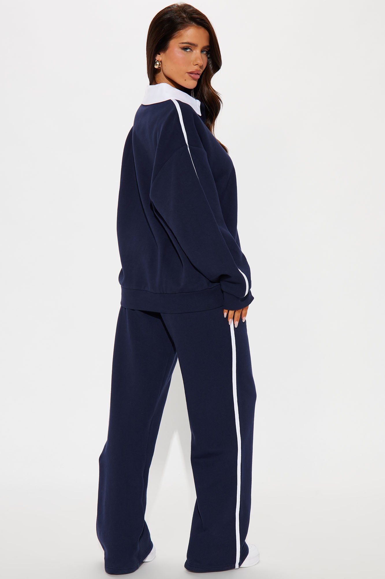 City Of LA Fleece Pant Set - Navy