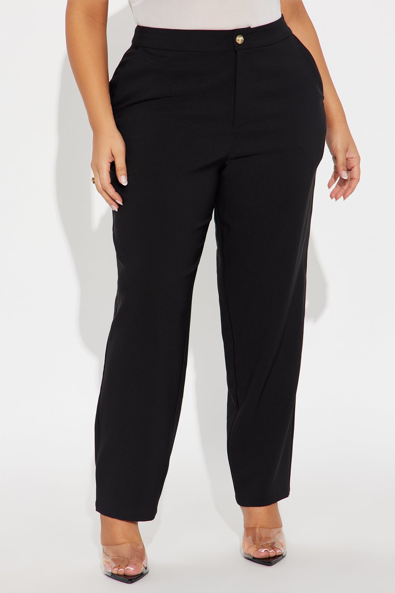 Mielle Skinny Trouser Pant - Black