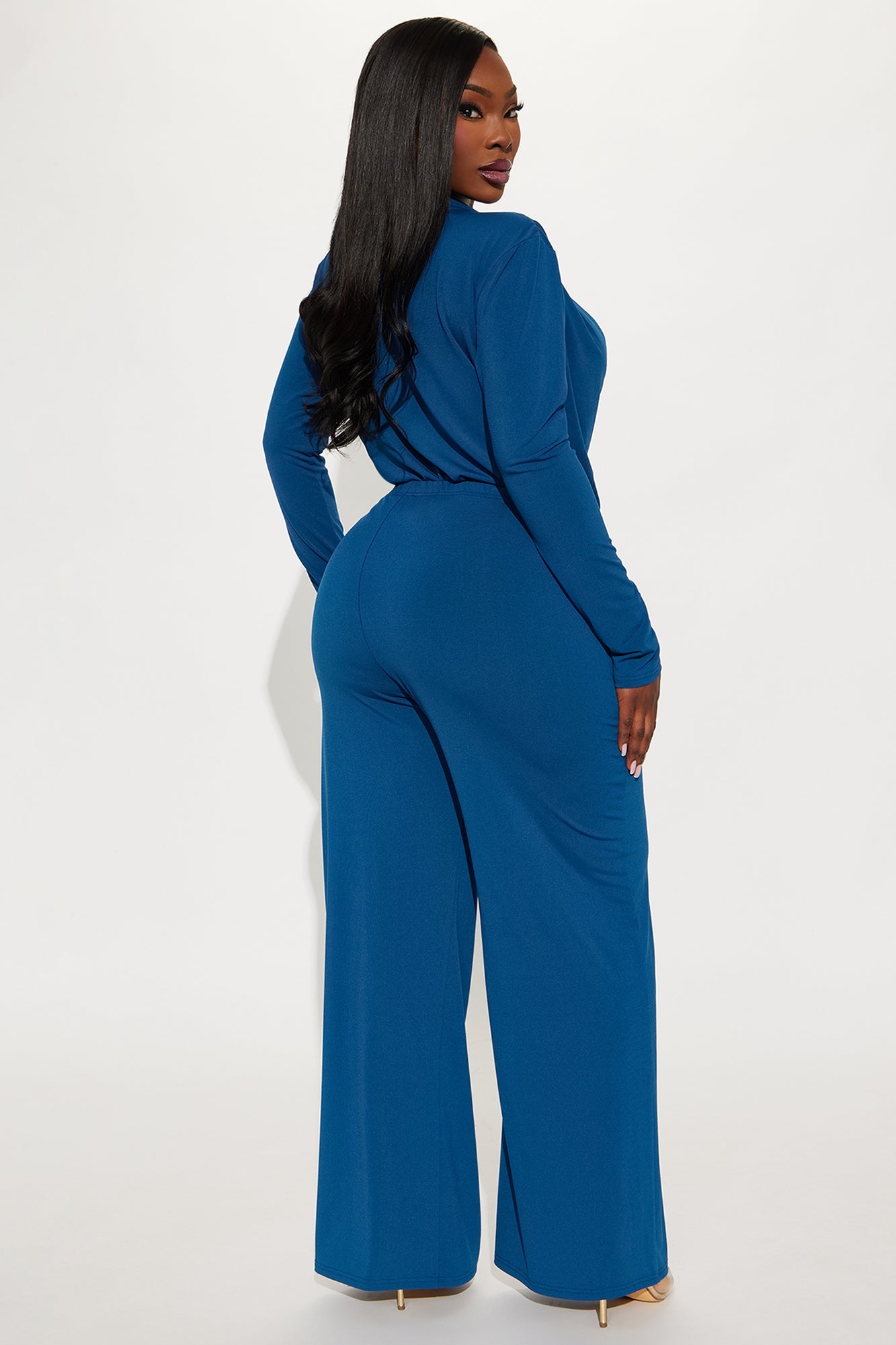 Penelope Wide Leg pant Set - Blue