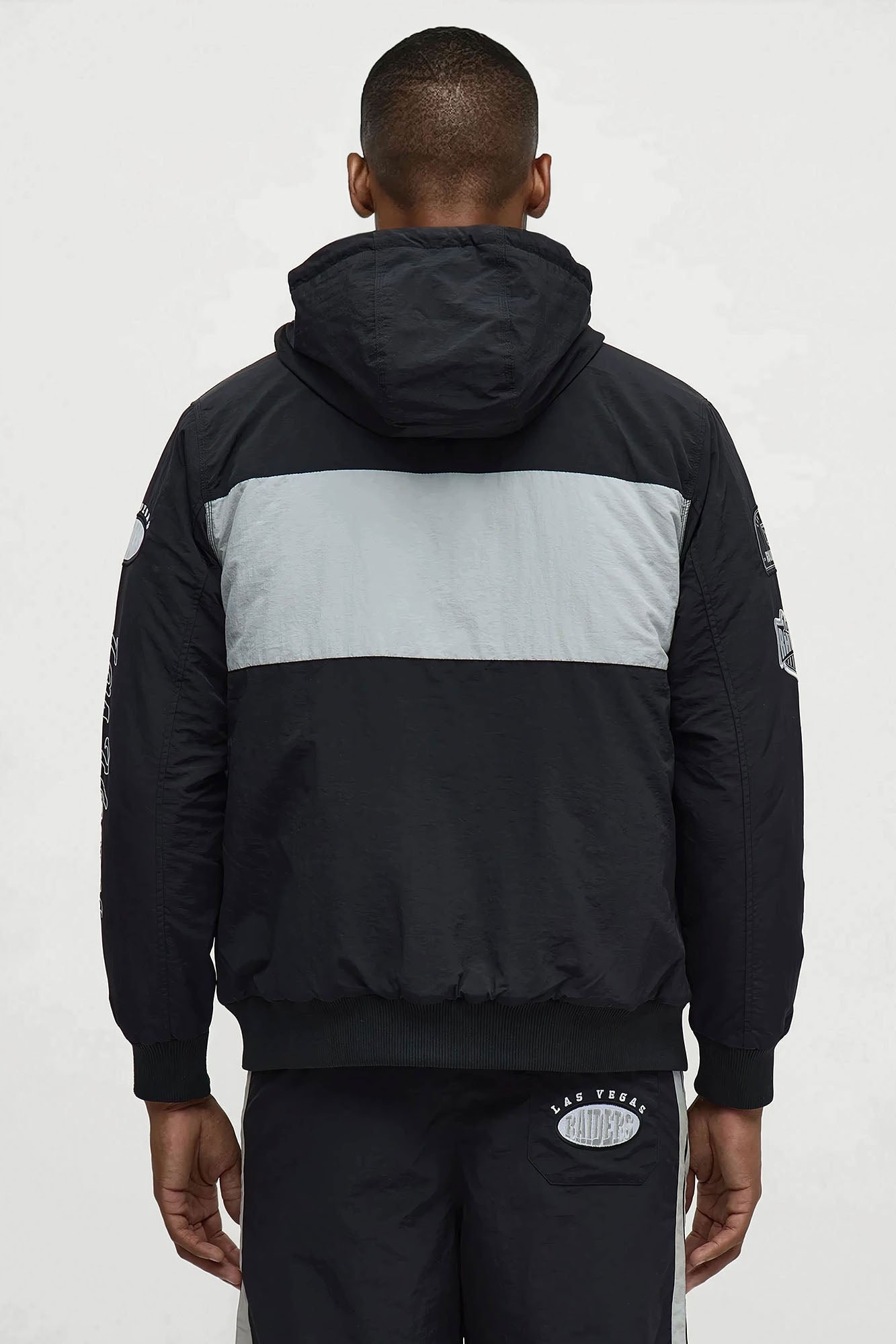 Las Vegas Raiders Carbon Windbreaker Jacket - Black/combo