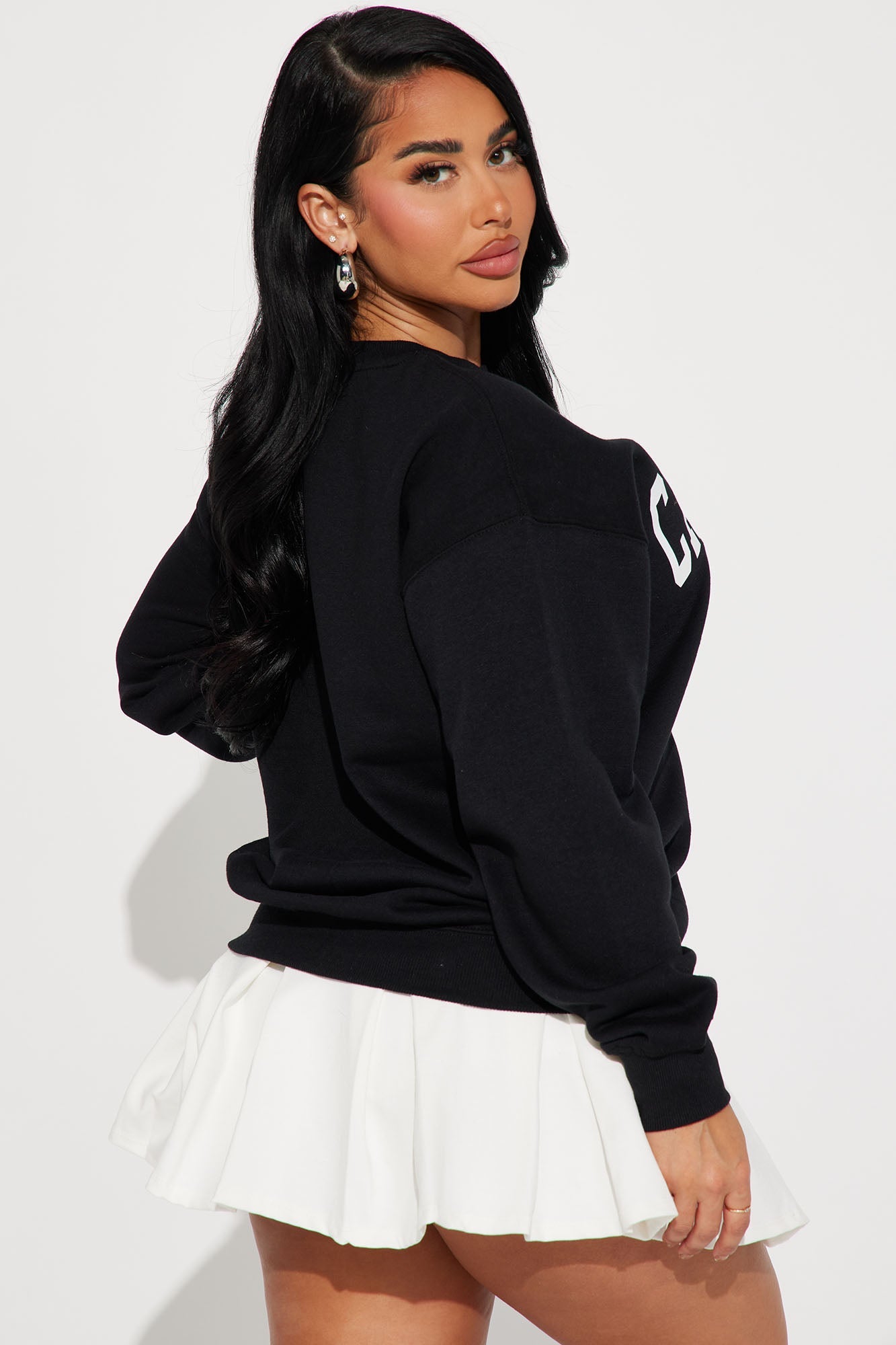California Vintage Crew Neck Sweatshirt - Black