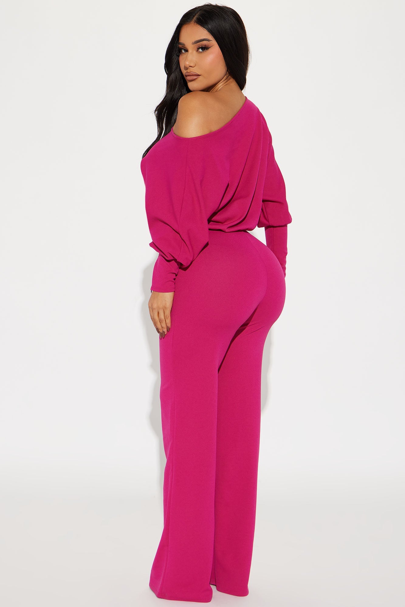 Break Free Jumpsuit - Magenta