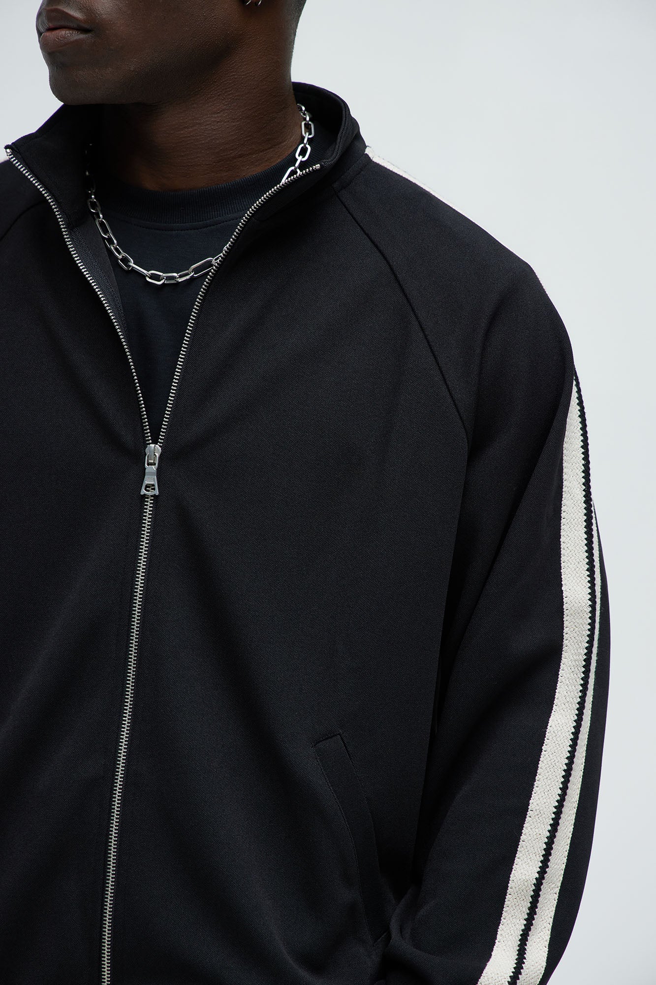 Dennis Track Jacket - Black
