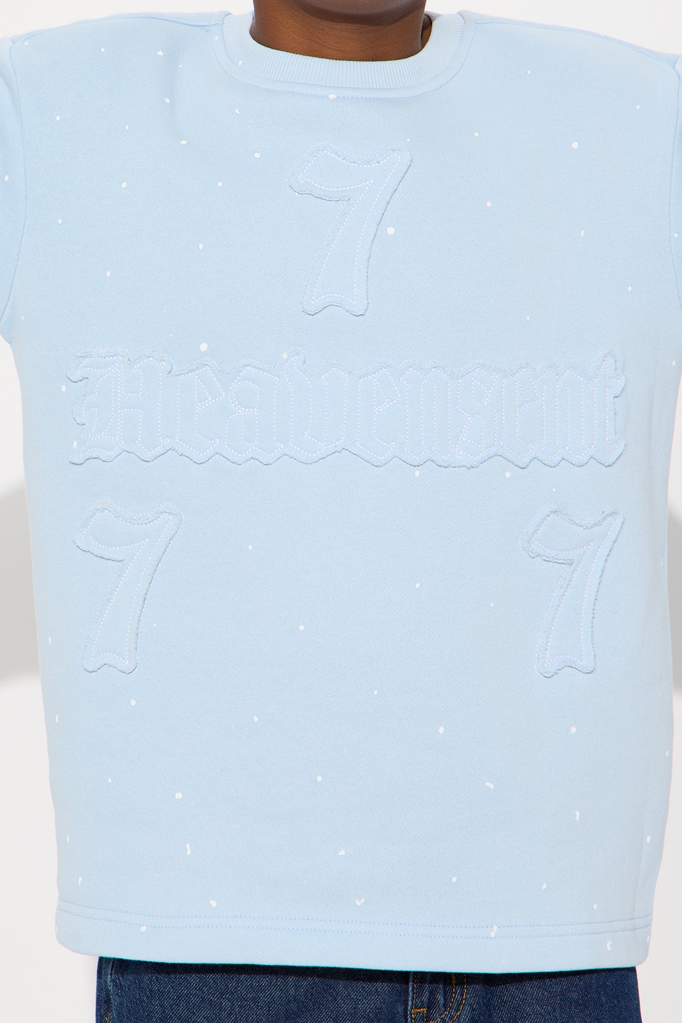 Mini Relaxed Heavensent 777 Short Sleeve Tee - Blue/combo