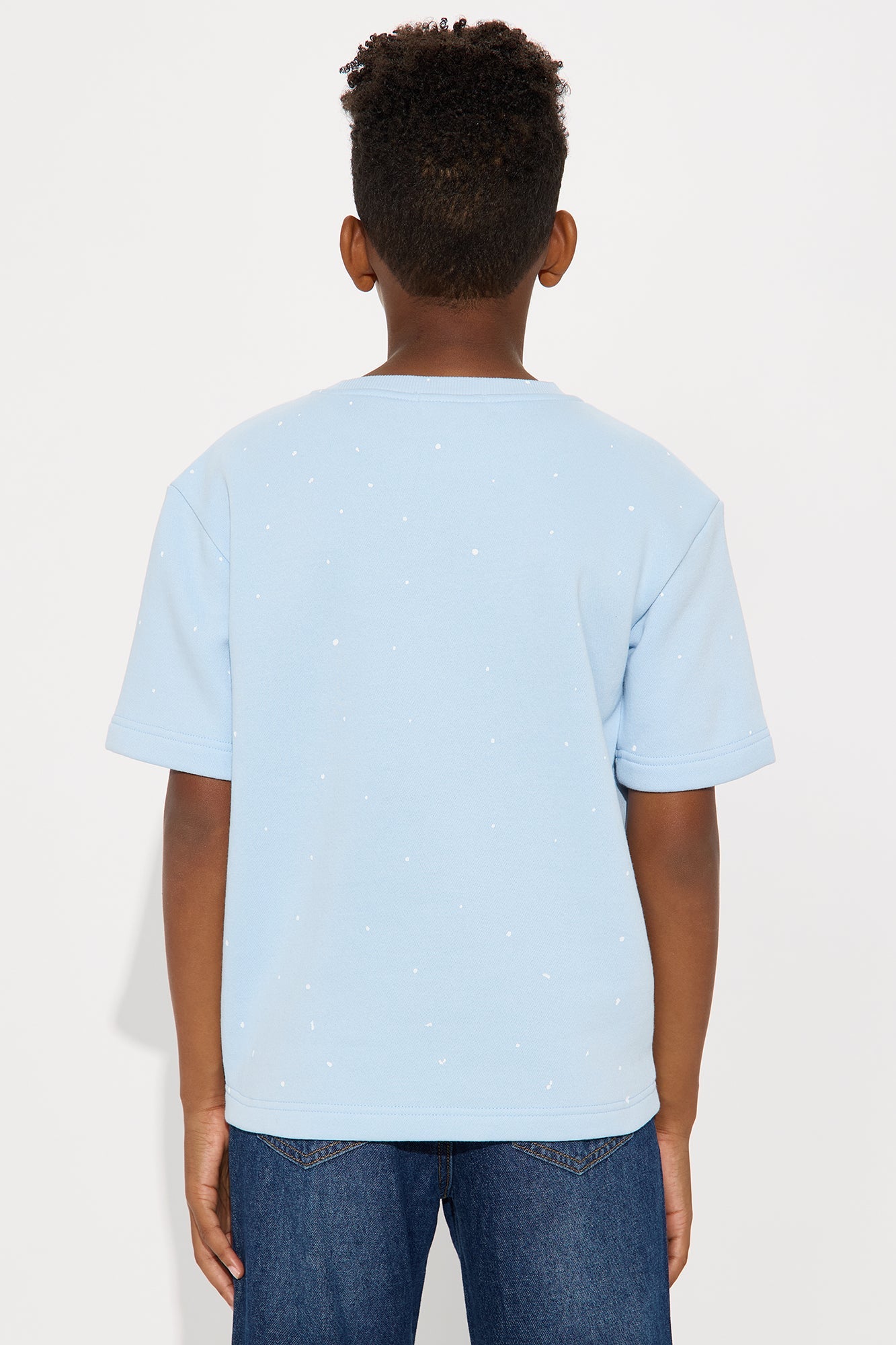 Mini Relaxed Heavensent 777 Short Sleeve Tee - Blue/combo