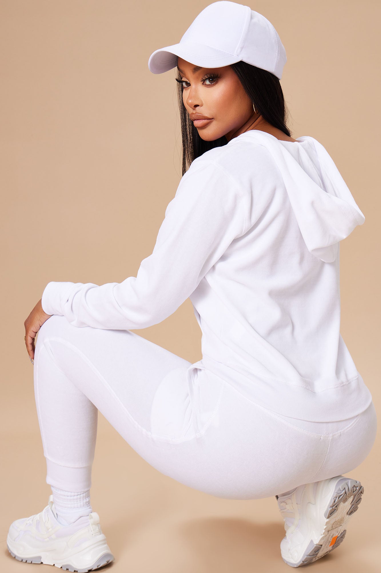 The Original Trendsetter Velour Set - White