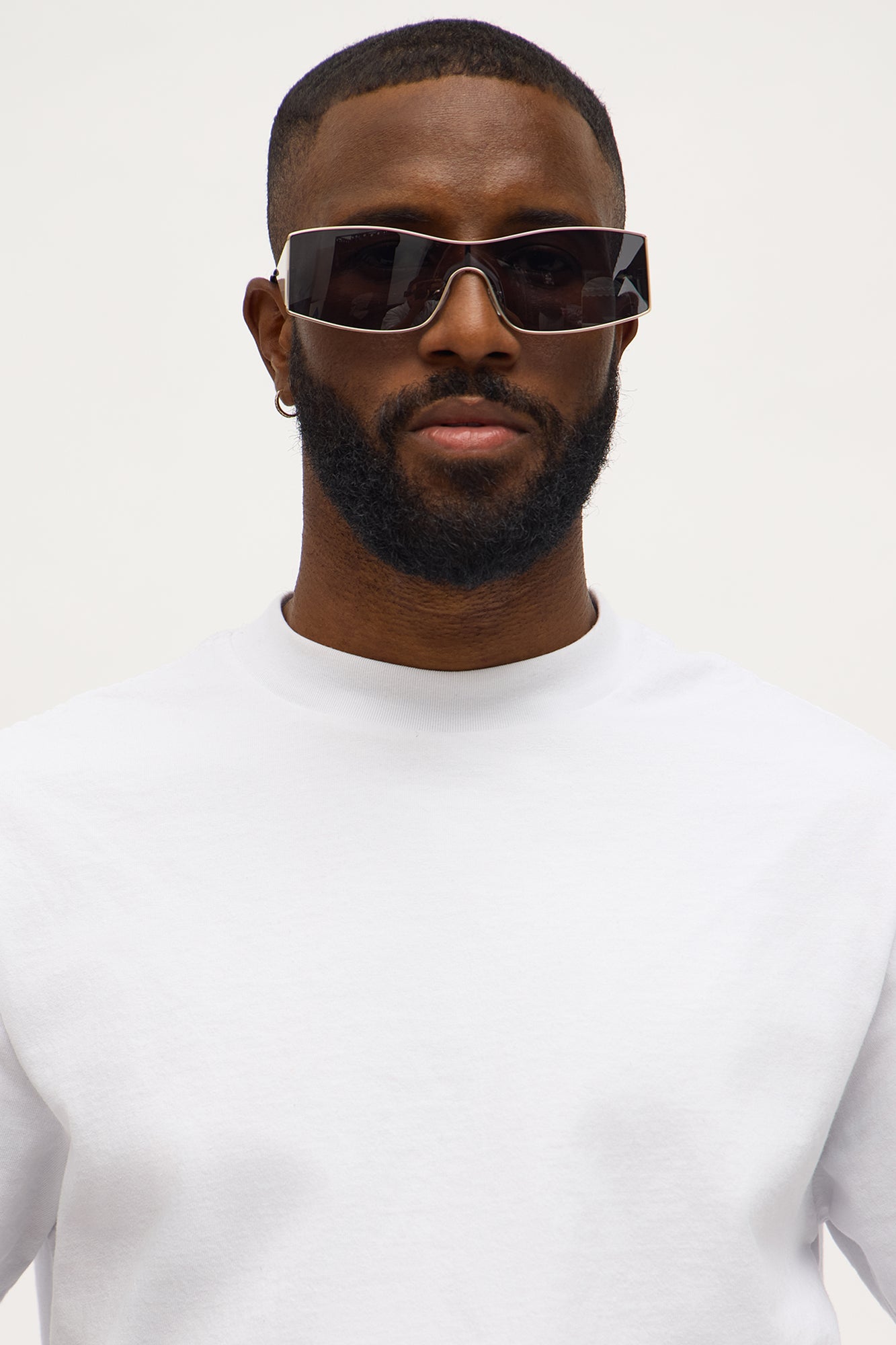 High Heat Round Metal Frame Sunglasses - Gold/Black