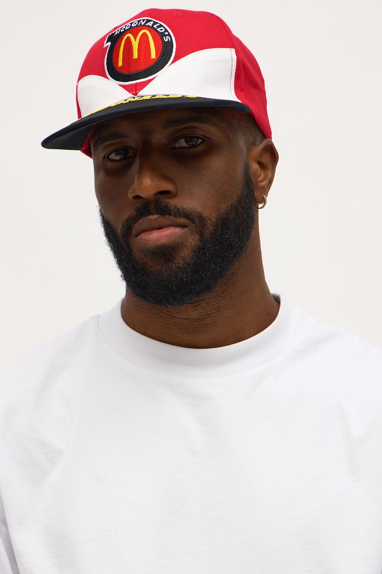Vintage McDonalds Snapback Hat - Red/combo