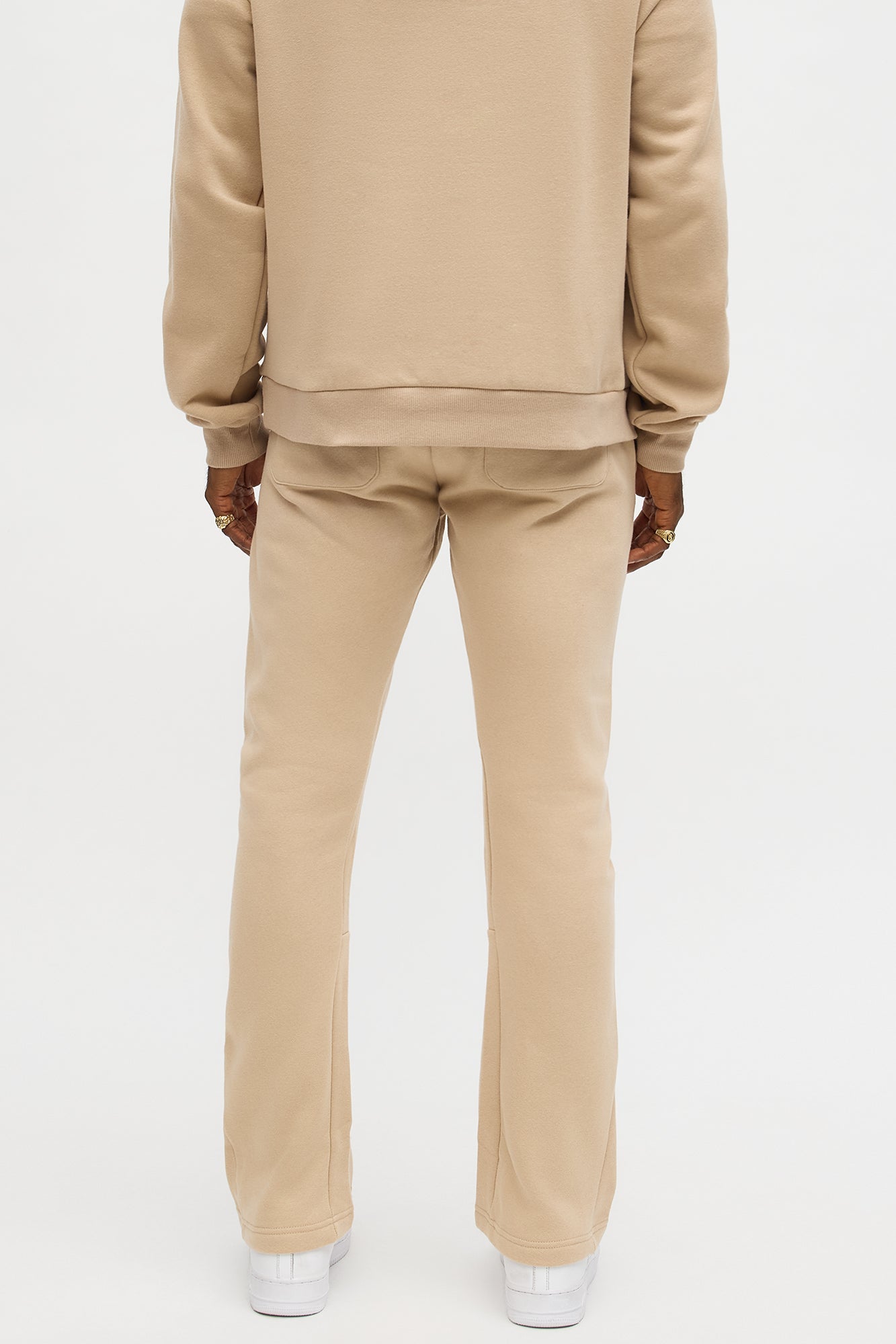 GOAT Signature Slim Flare Sweatpants - Tan