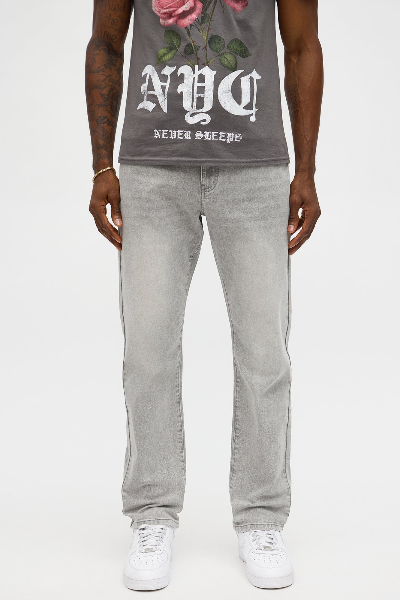 Mercer Slim Stretch Jean - Grey