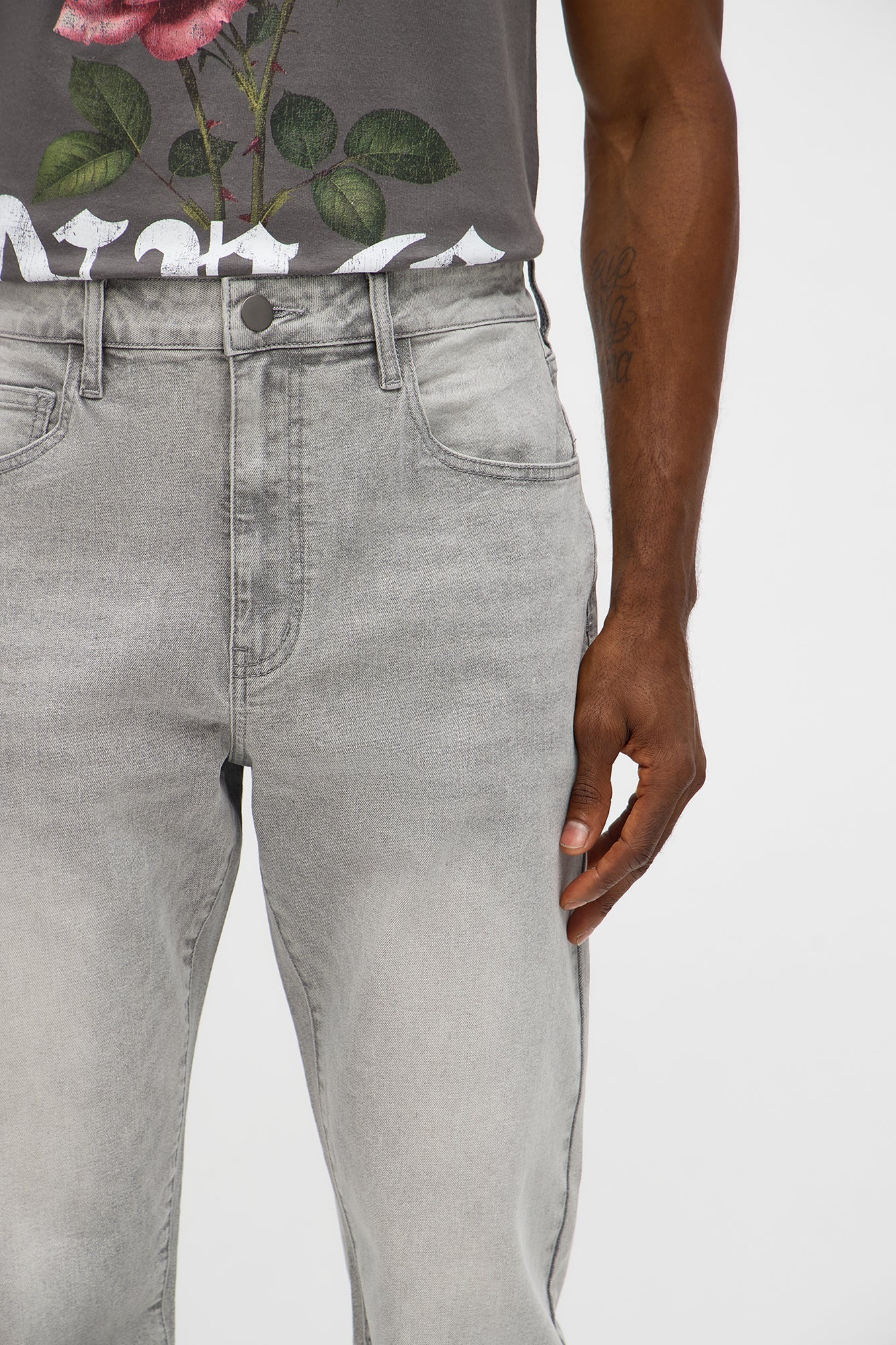 Mercer Slim Stretch Jean - Grey
