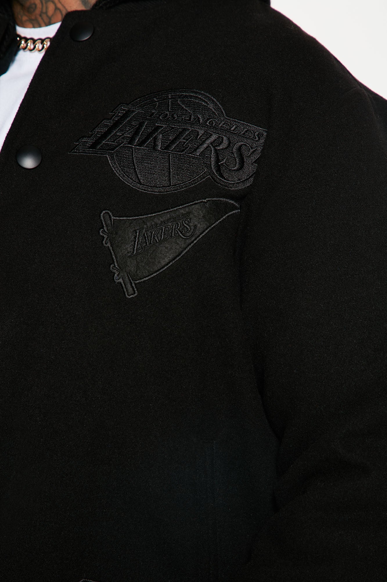 Los Angeles Lakers Varsity Jacket - Black