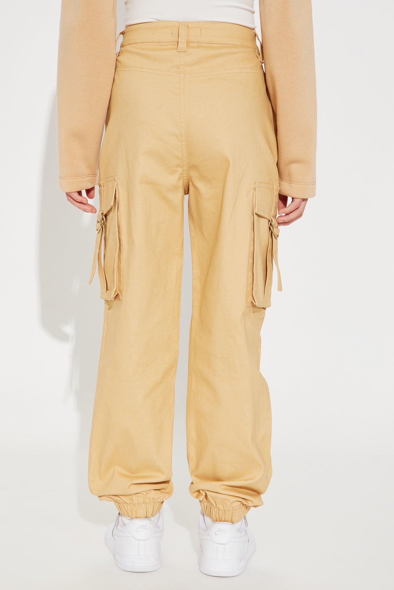 Mini Call Me Beep Me Cargo Jogger Pant - Khaki