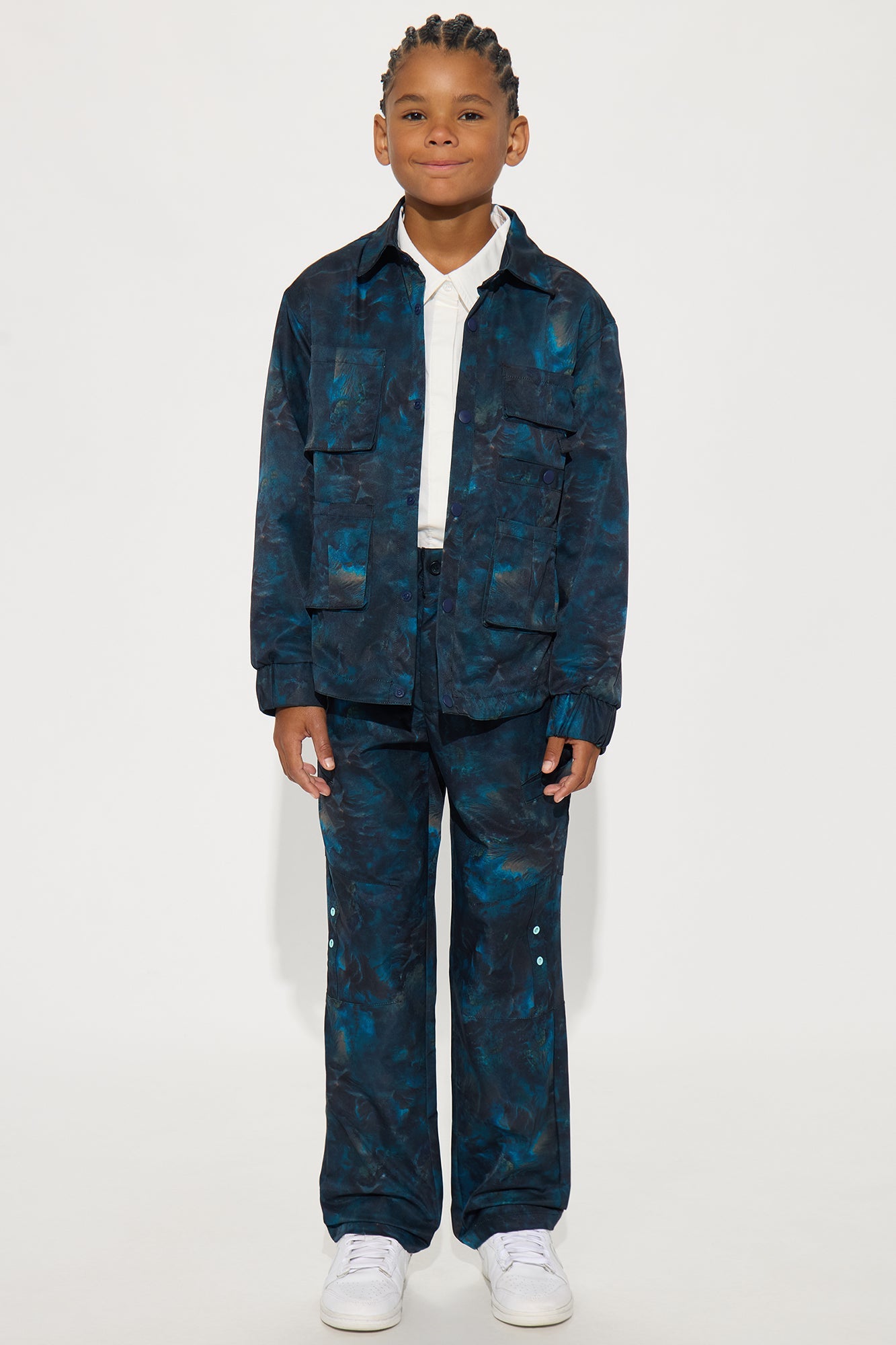 Mini Baggy Viktor Pant - Blue/combo