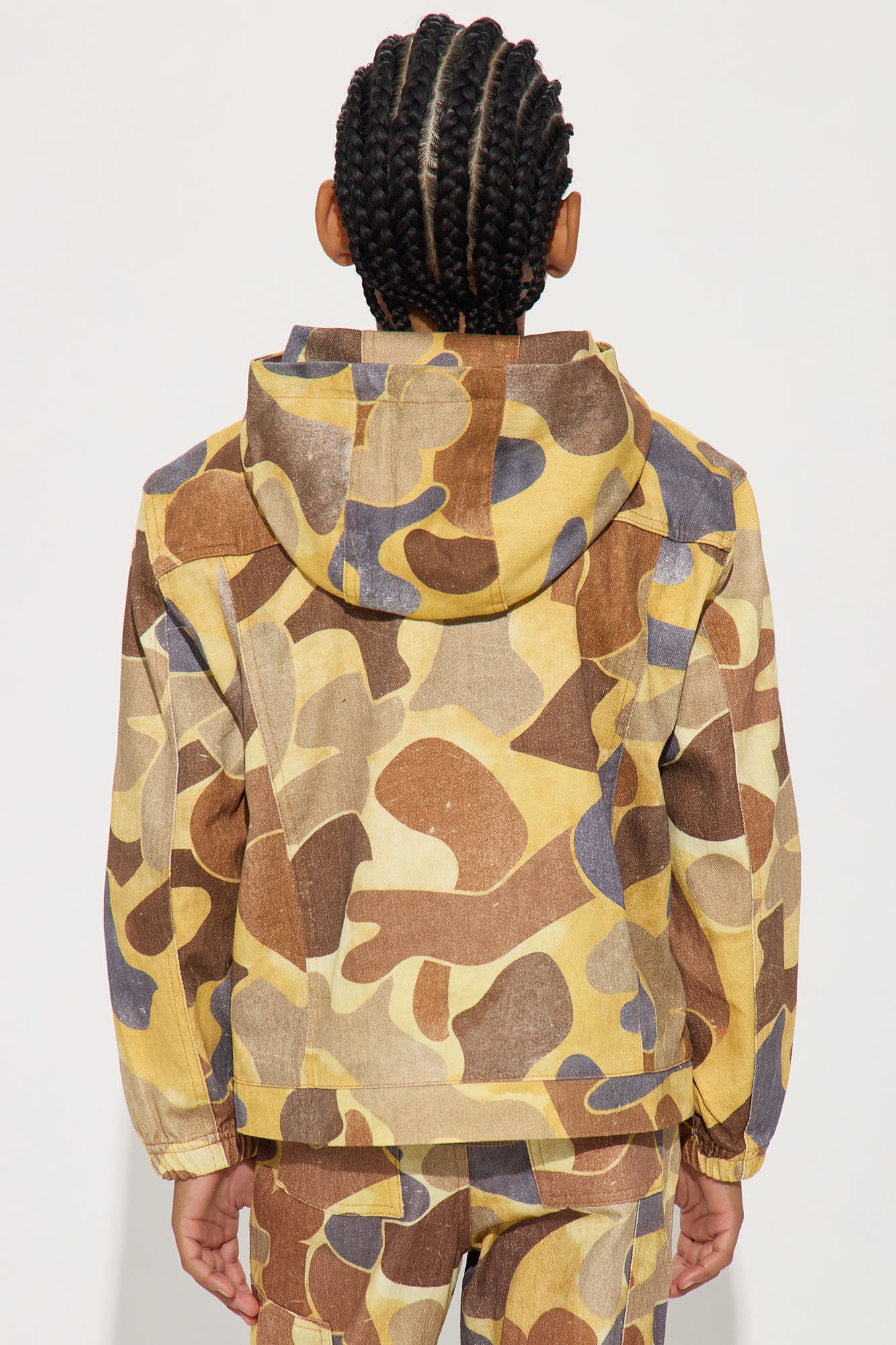 Mini Fearless Vision Hooded Pullover Jacket - Camouflage