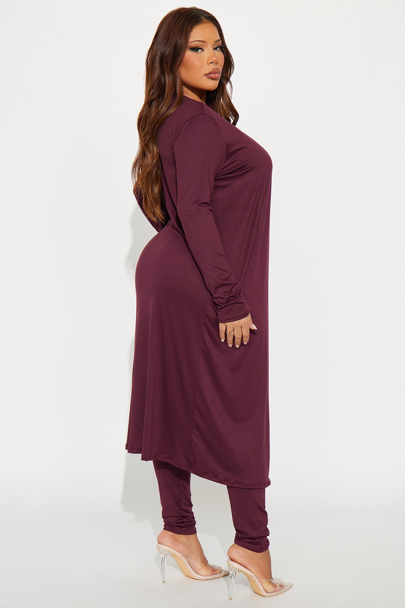 Show Me Comfort Jumpsuit - Wine