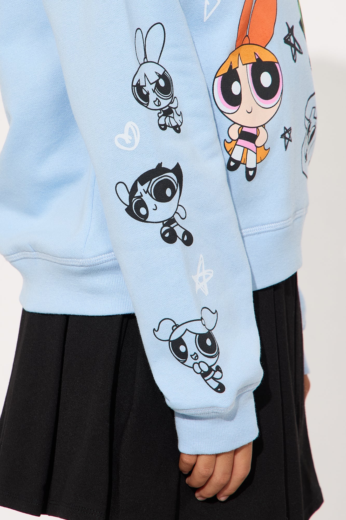 Mini Powerpuff Girls Pullover Hoodie - Periwinkle