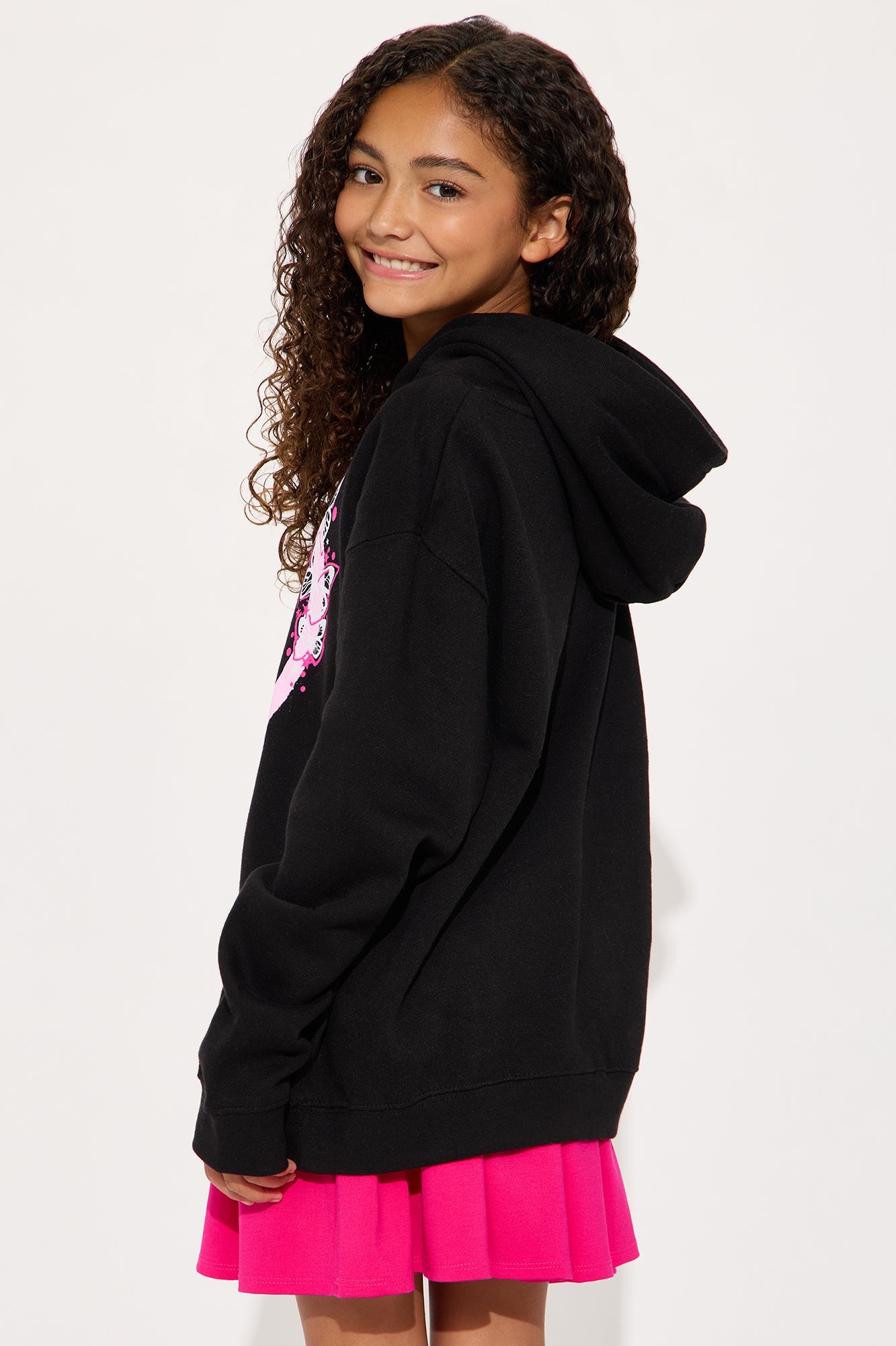 Mini Peace Is Pretty Hoodie - Black