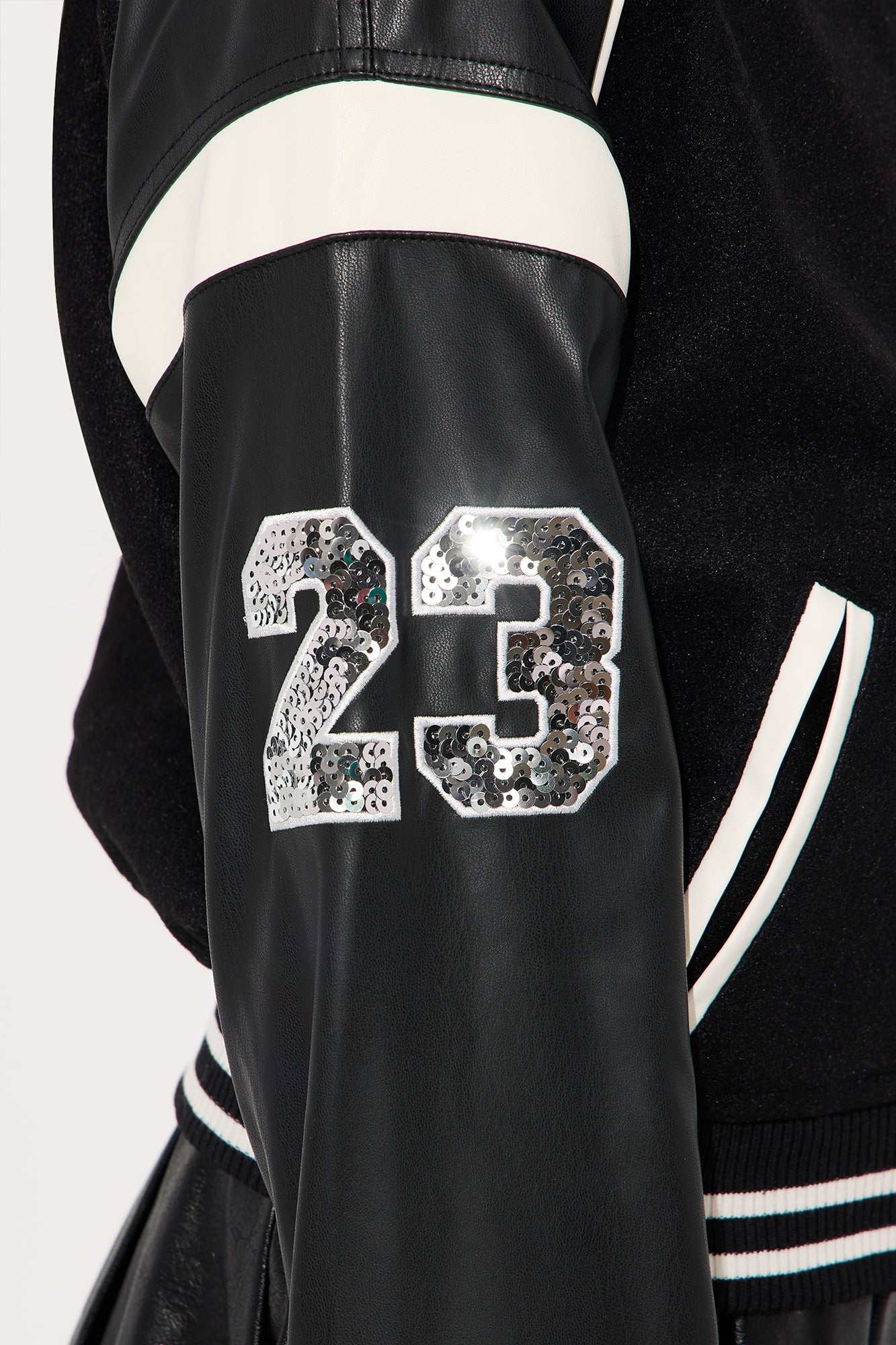 Mini Highest Score Varsity Jacket - Black/combo