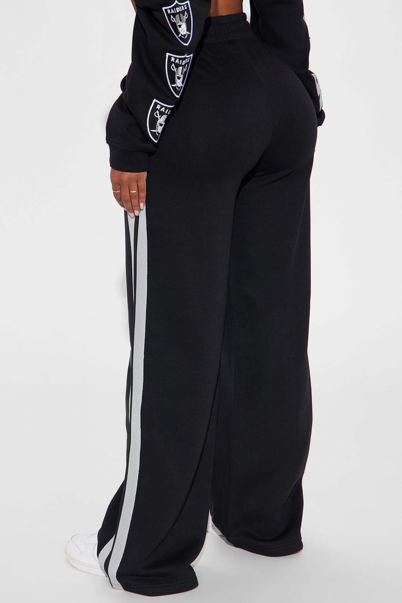 Raiders Second Half Come-Back Wide Leg Pant - Black