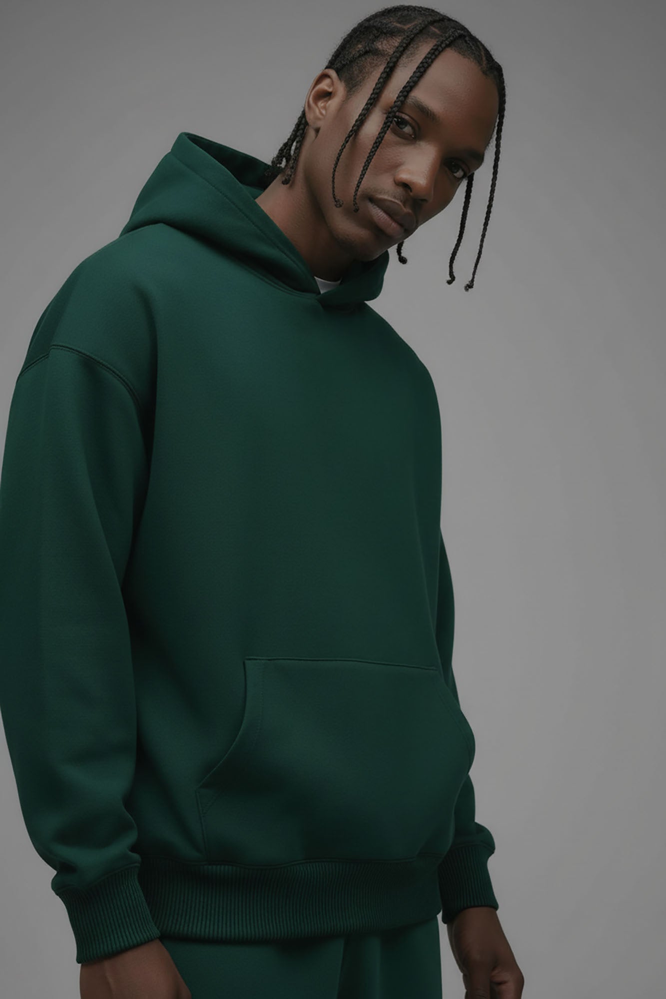 410 Oversized Hoodie - Hunter Green
