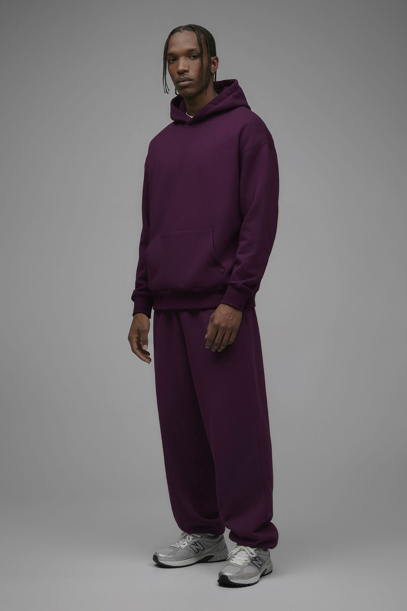 410 Relaxed Jogger - Plum