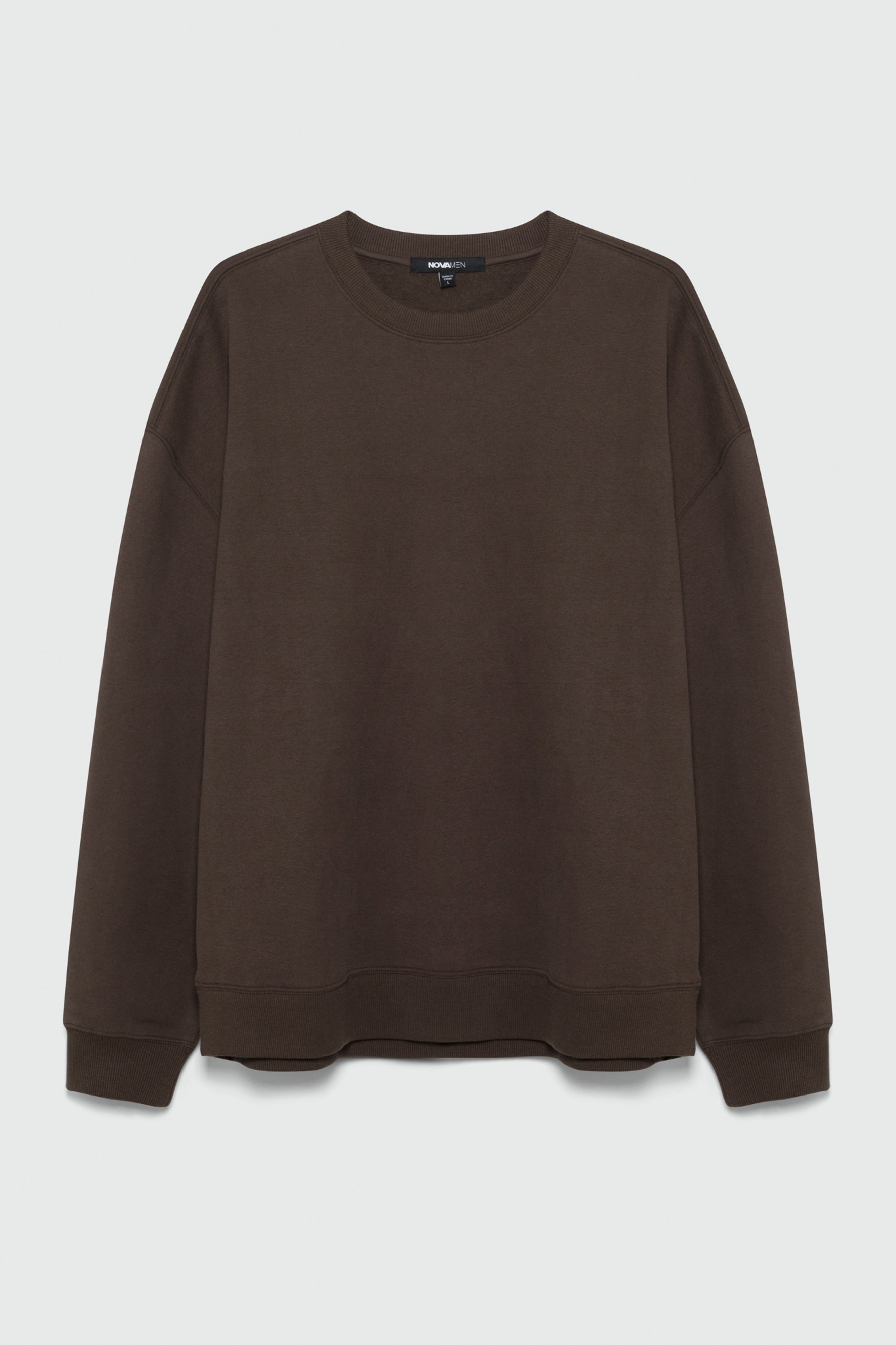 410 Oversized Crewneck - Brown