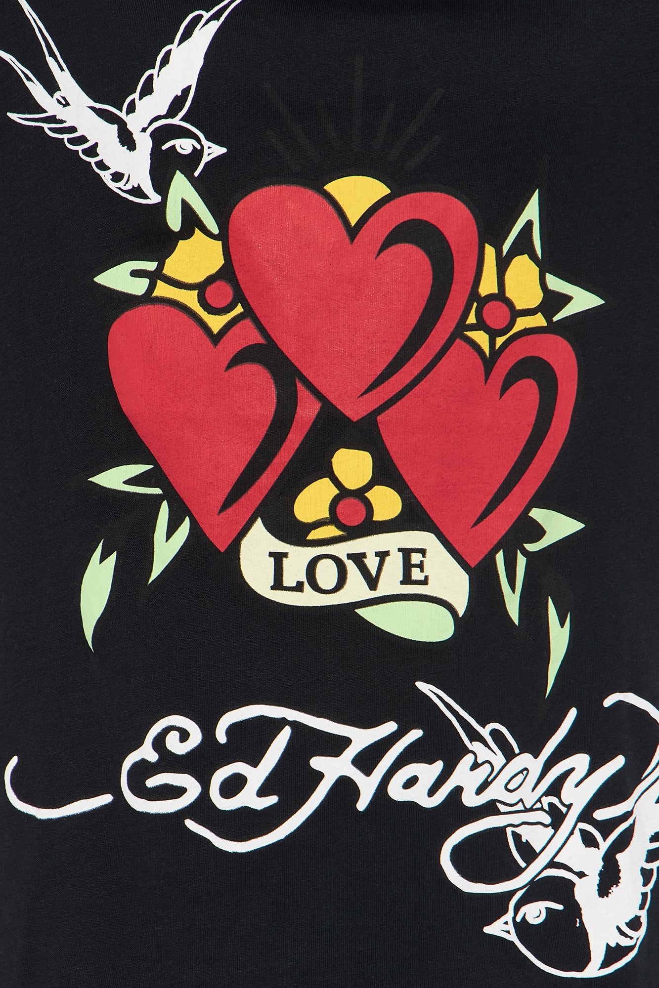 Mini Ed Hardy True Love Short Sleeve Tee - Black