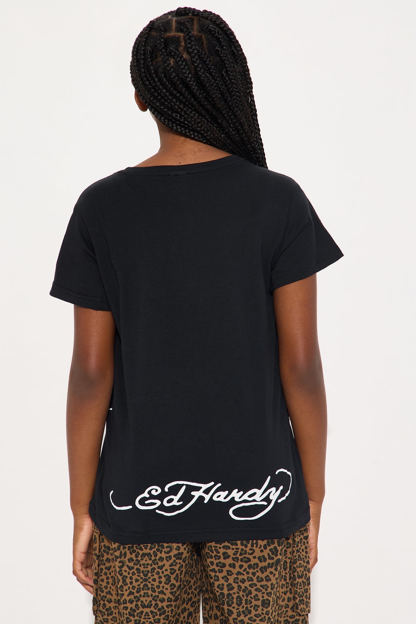 Mini Ed Hardy True Love Short Sleeve Tee - Black