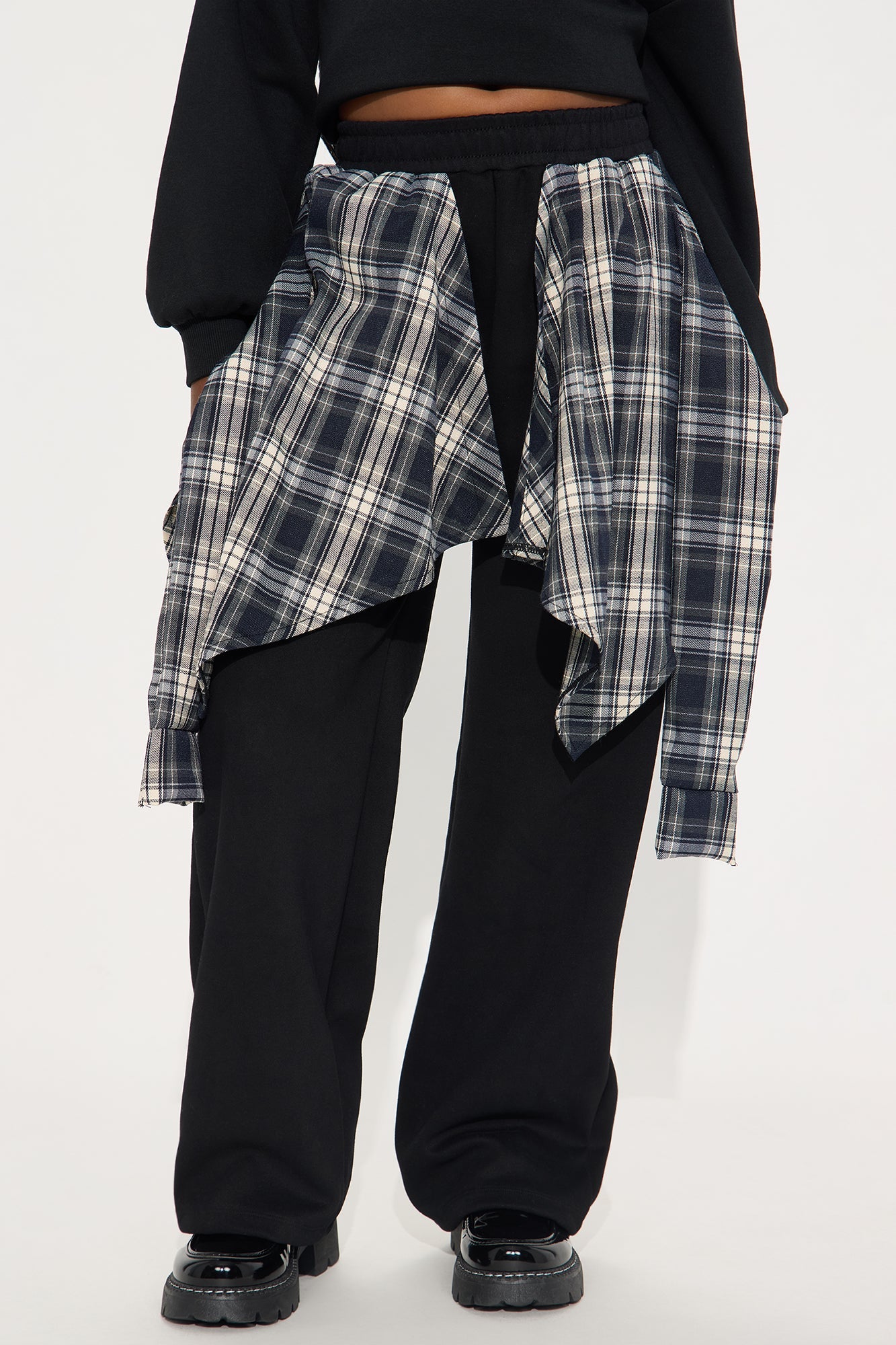 Mini Want It All Wide Leg Pant - Black