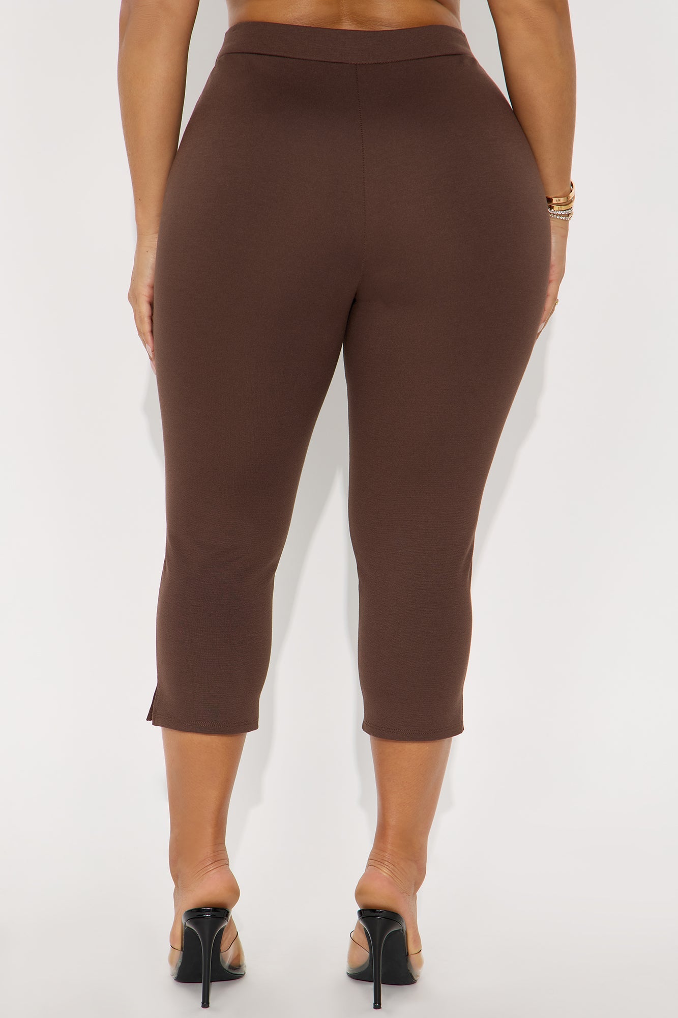 All My Potentials Capri Legging - Dark Brown